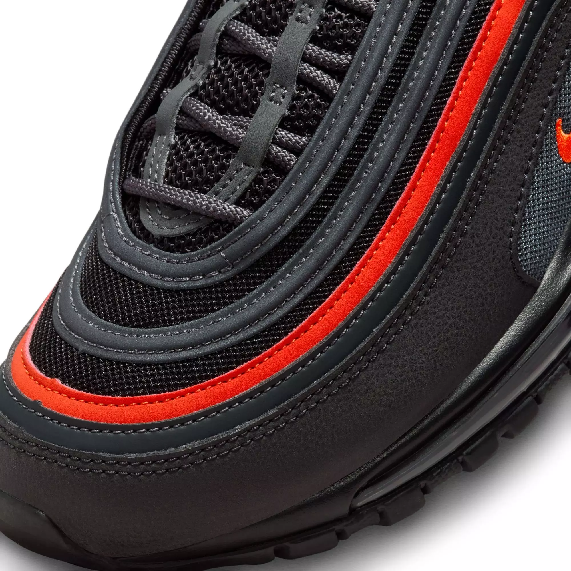 Nike Air Max 97 "Black/Picante Red/Anthracite" Men's Shoe - BLACK/RED