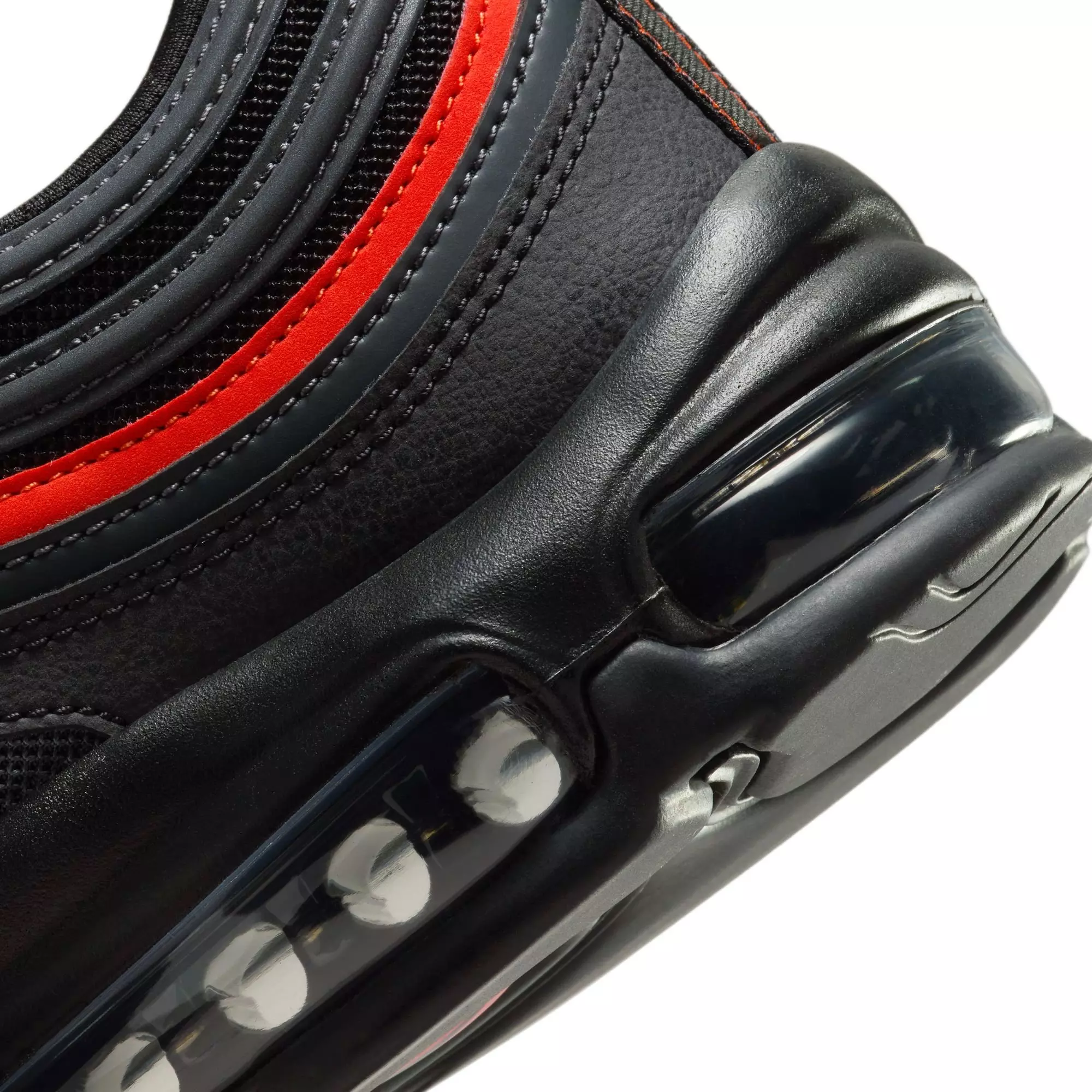 Nike Air Max 97 "Black/Picante Red/Anthracite" Men's Shoe - BLACK/RED