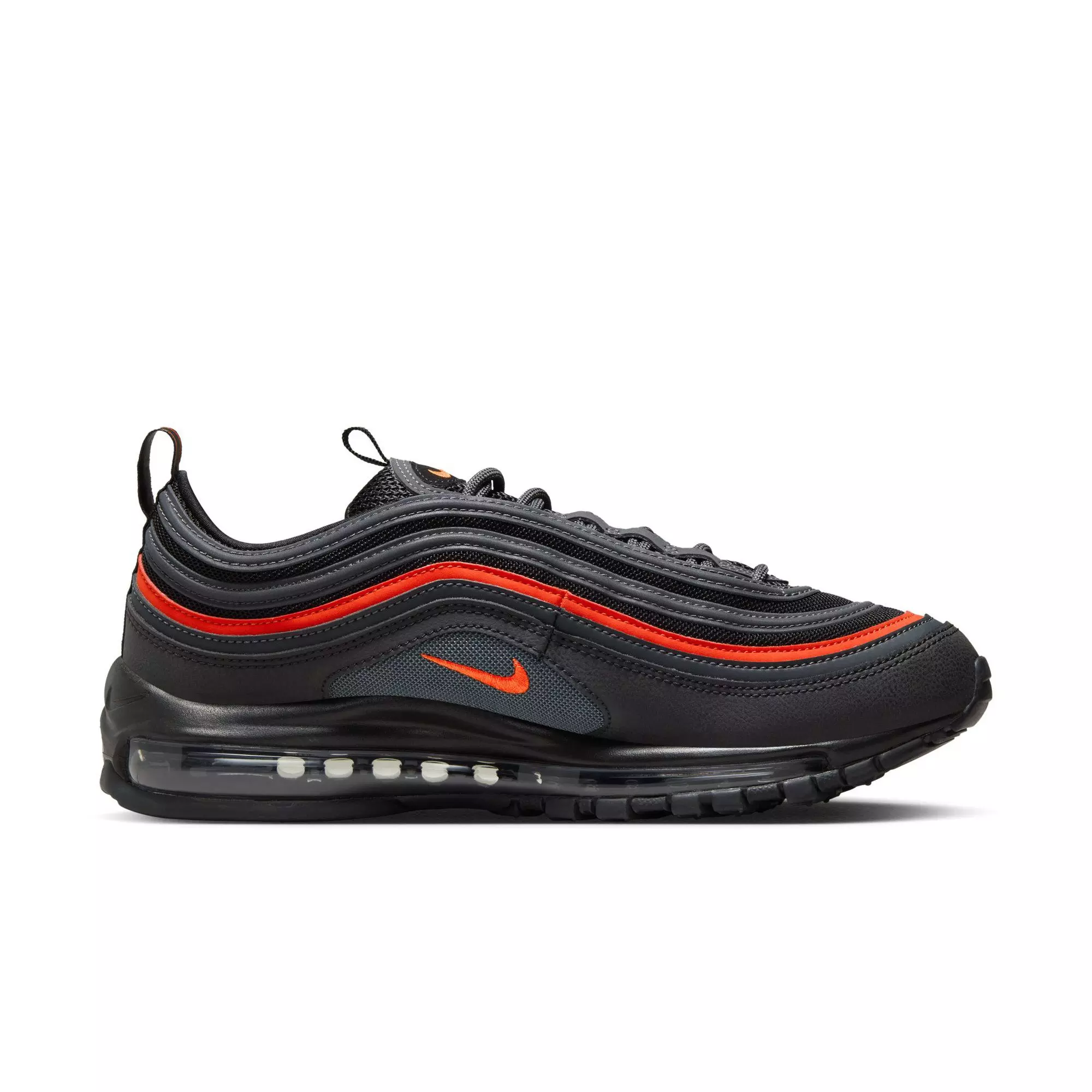 Nike Air Max 97 "Black/Picante Red/Anthracite" Men's Shoe - BLACK/RED