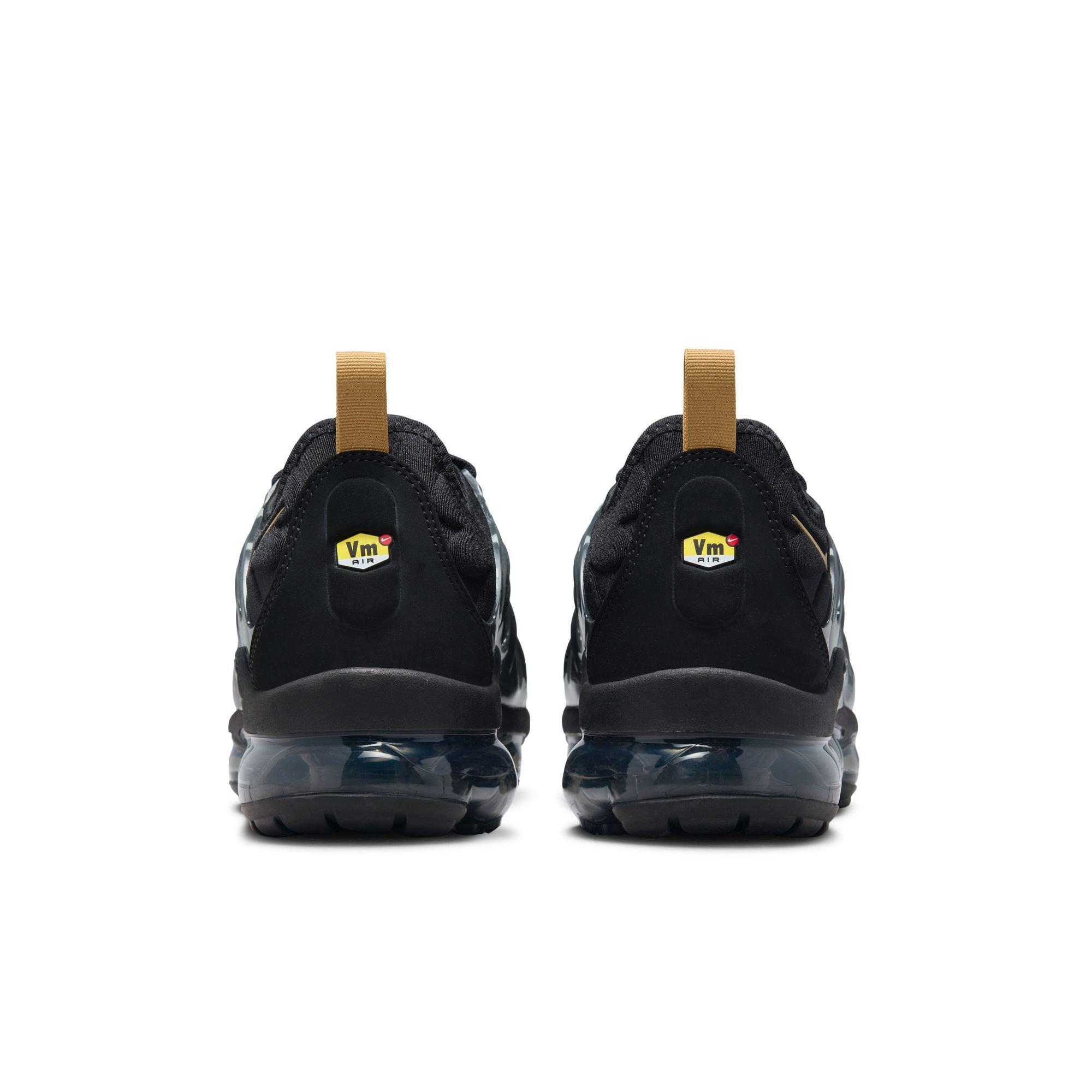 Nike Air VaporMax Plus "Black/Metallic Gold" Men's Shoe - BLACK/METALLIC GOLD/ANTHRACITE Thumbnail View 9