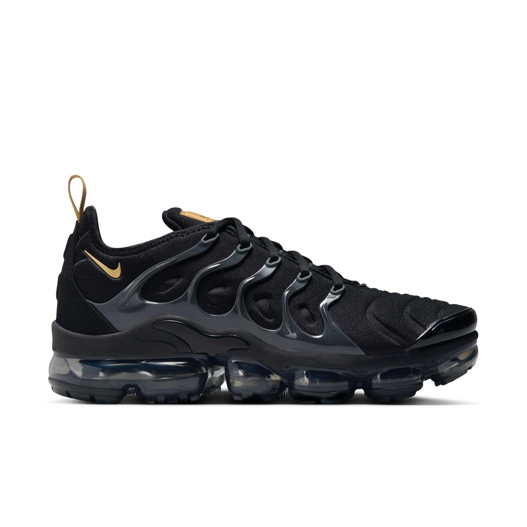 Nike Air VaporMax Plus "Black/Metallic Gold" Men's Shoe - BLACK/METALLIC GOLD/ANTHRACITE Thumbnail View 1