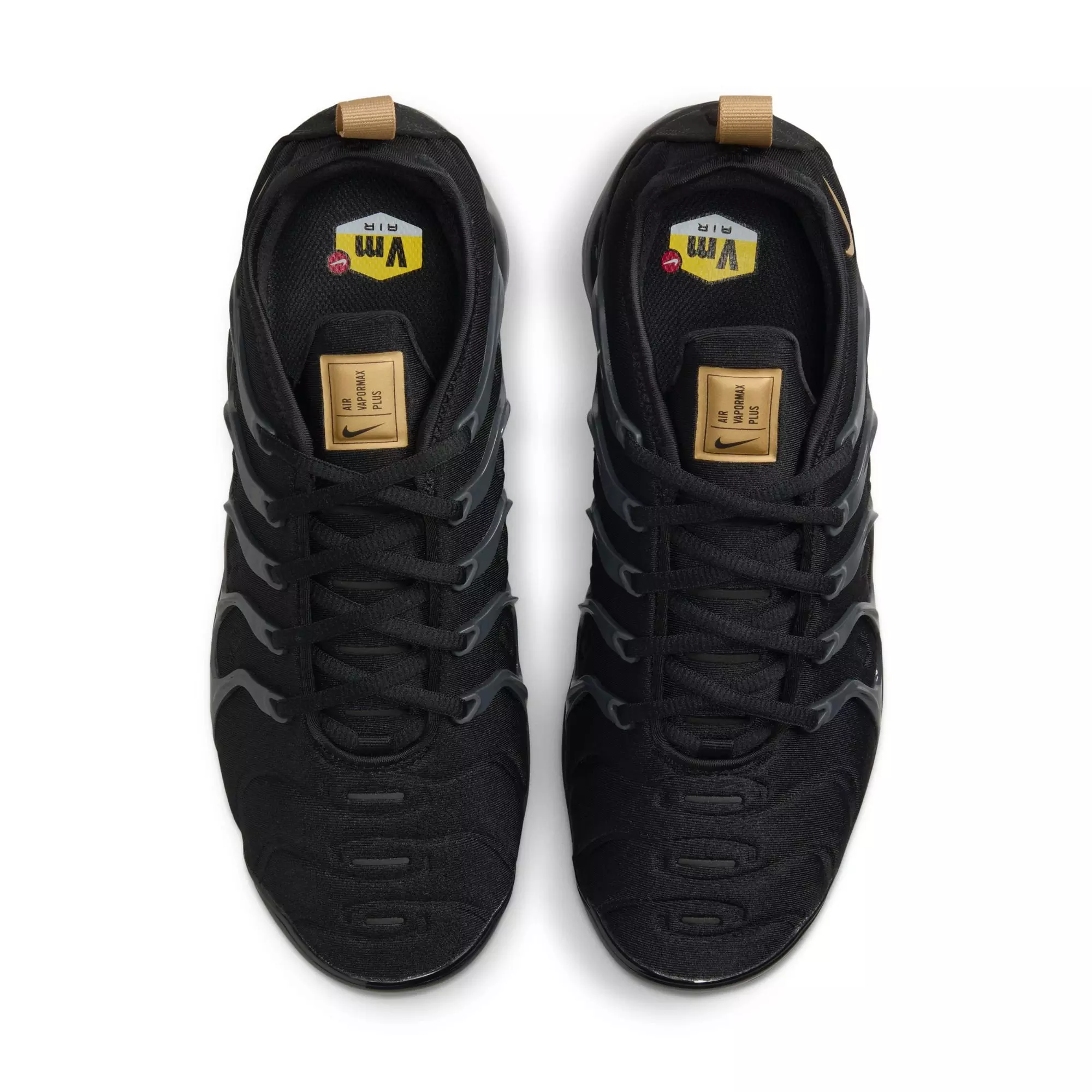 Nike Air VaporMax Plus "Black/Metallic Gold" Men's Shoe - BLACK/METALLIC GOLD/ANTHRACITE
