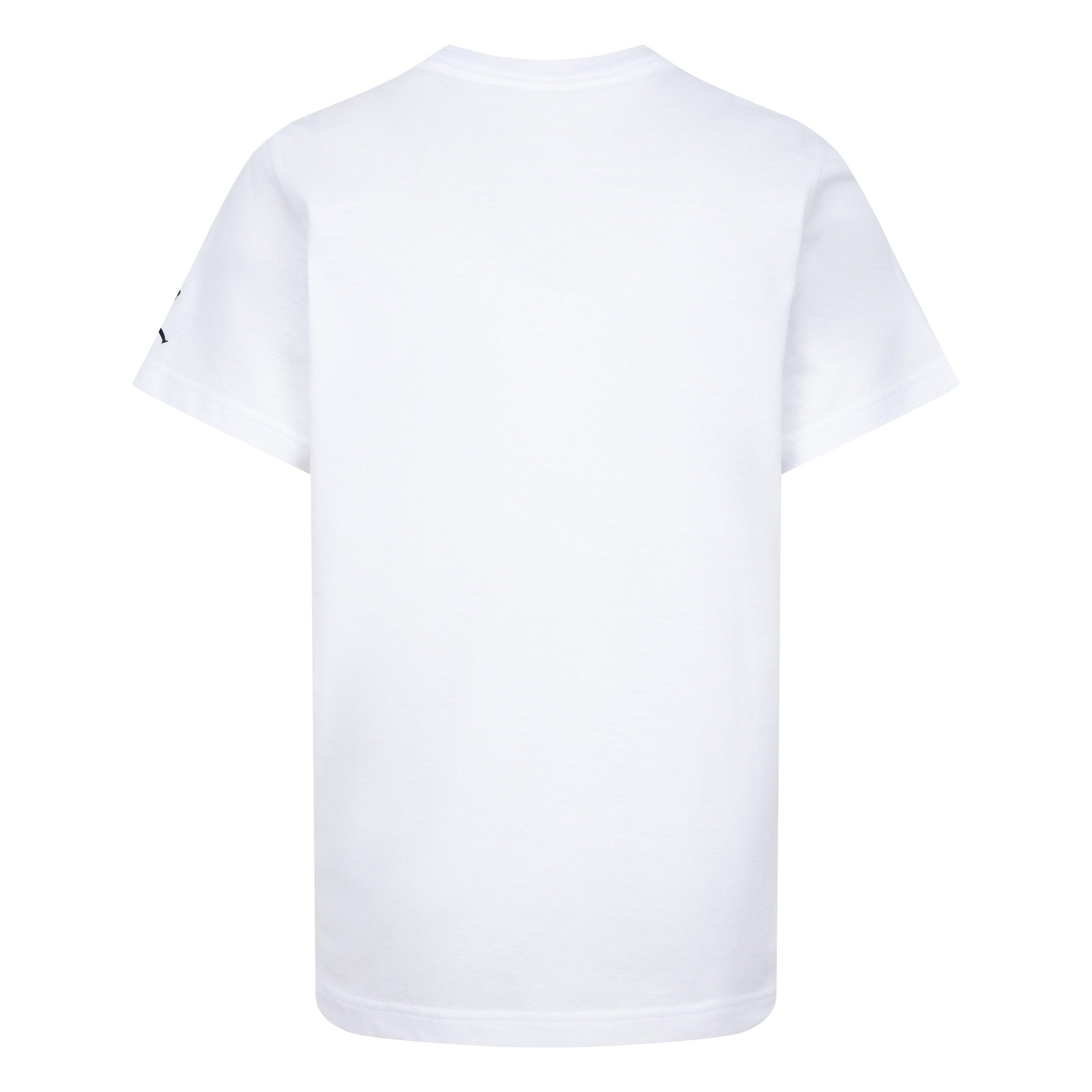 Jordan Big Boys' AJ4 Gridlock "Red Cement" Tee - WHITE Thumbnail View 2