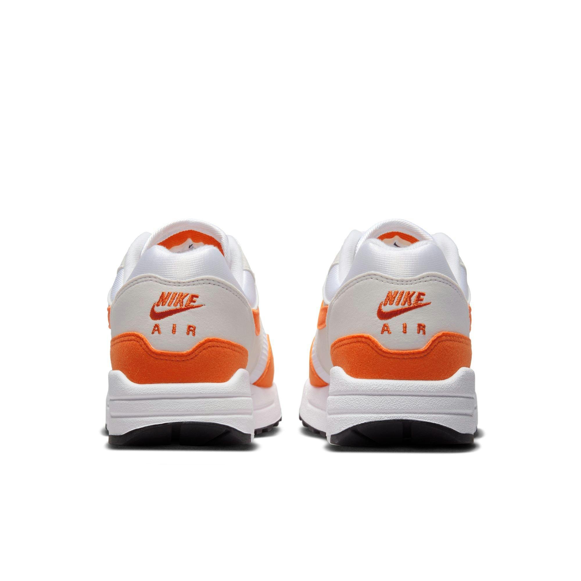 Nike Air Max 1 "Safety Orange" Women's Shoe - NEUTRAL GREY/SAFETY ORANGE/WHITE Thumbnail View 8