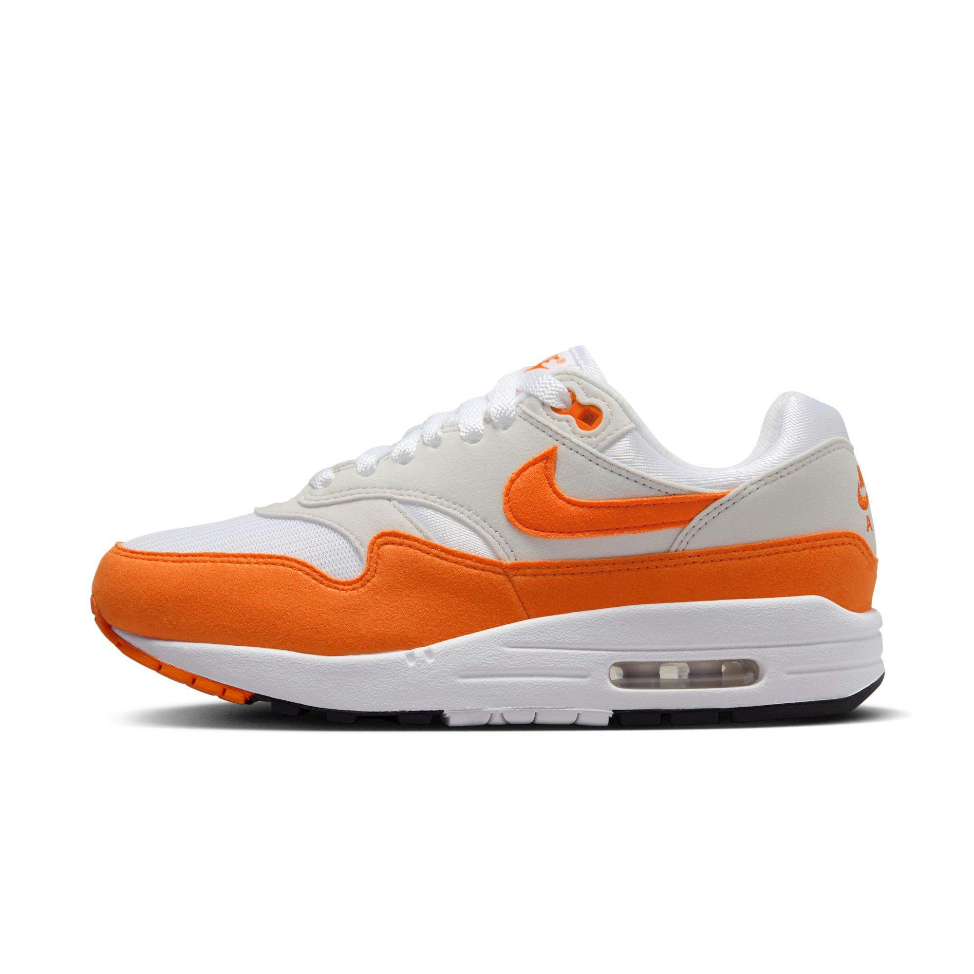 Air max 1 on sale se white orange