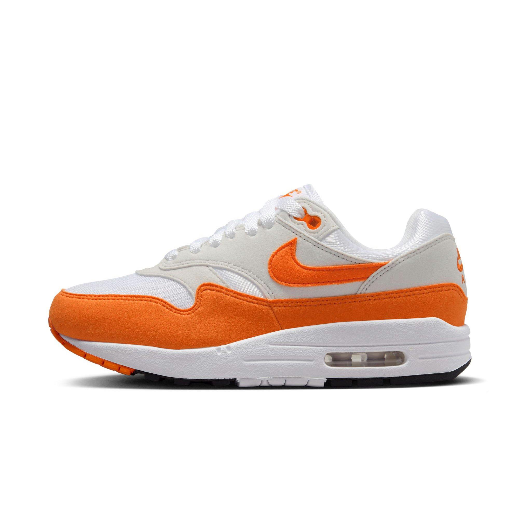 Nike Air Max 1 "Safety Orange" Women's Shoe - NEUTRAL GREY/SAFETY ORANGE/WHITE Thumbnail View 6