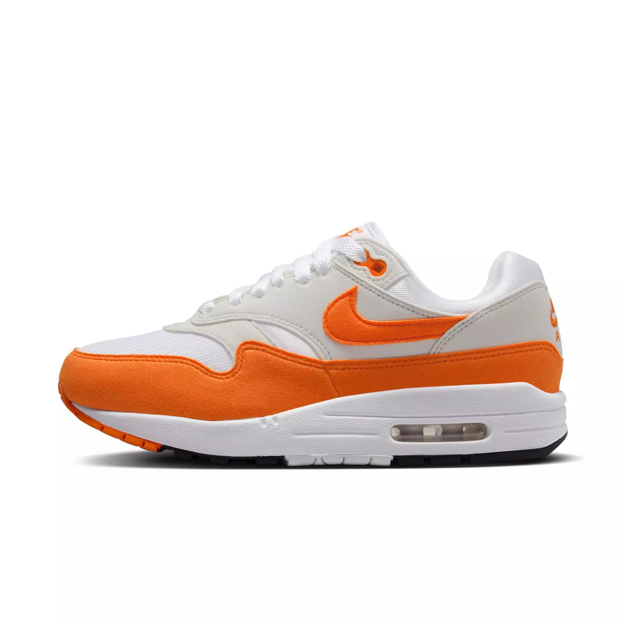 Nike Air Max 1 "Safety Orange" Women's Shoe - NEUTRAL GREY/SAFETY ORANGE/WHITE