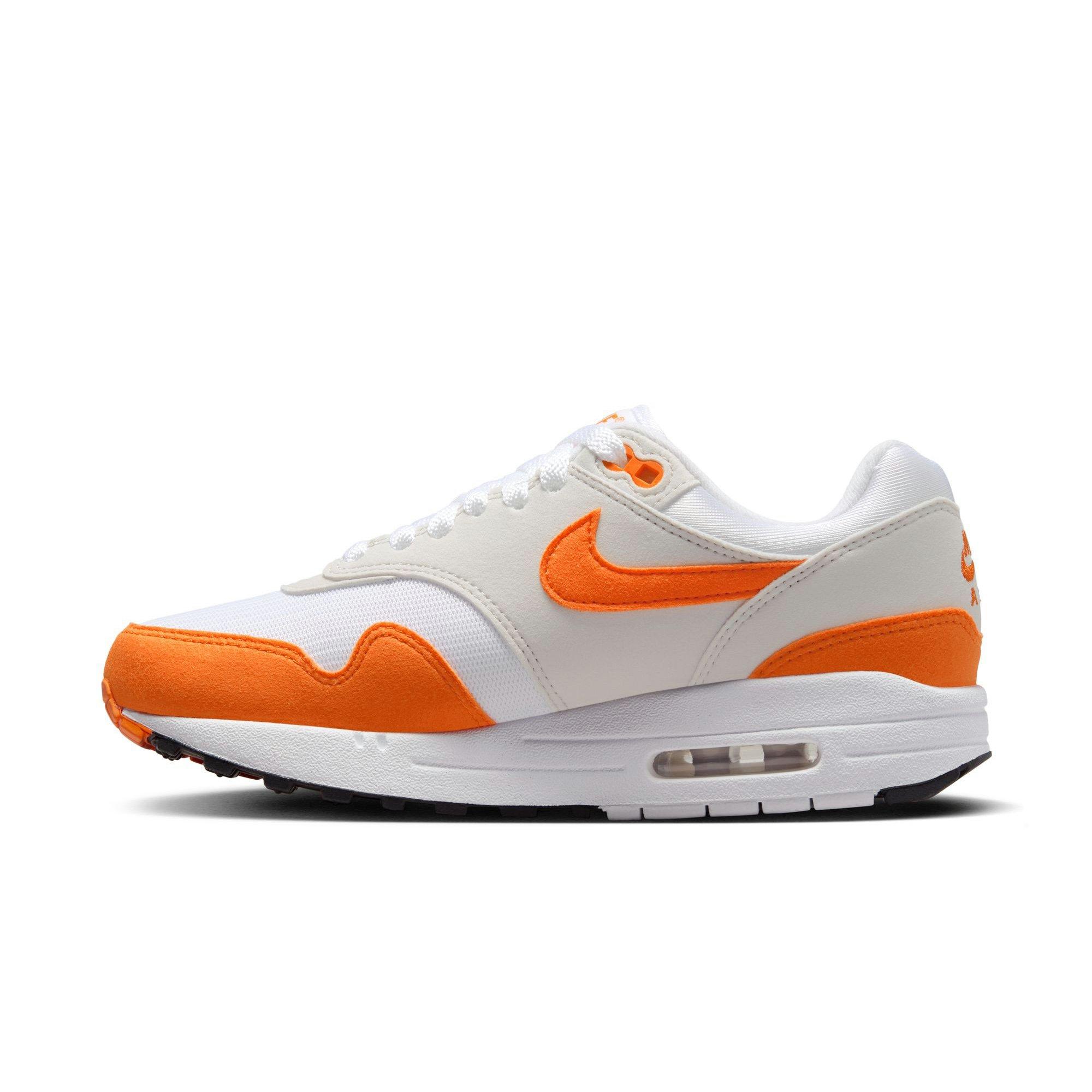 Nike Air Max 1 "Safety Orange" Women's Shoe - NEUTRAL GREY/SAFETY ORANGE/WHITE Thumbnail View 7
