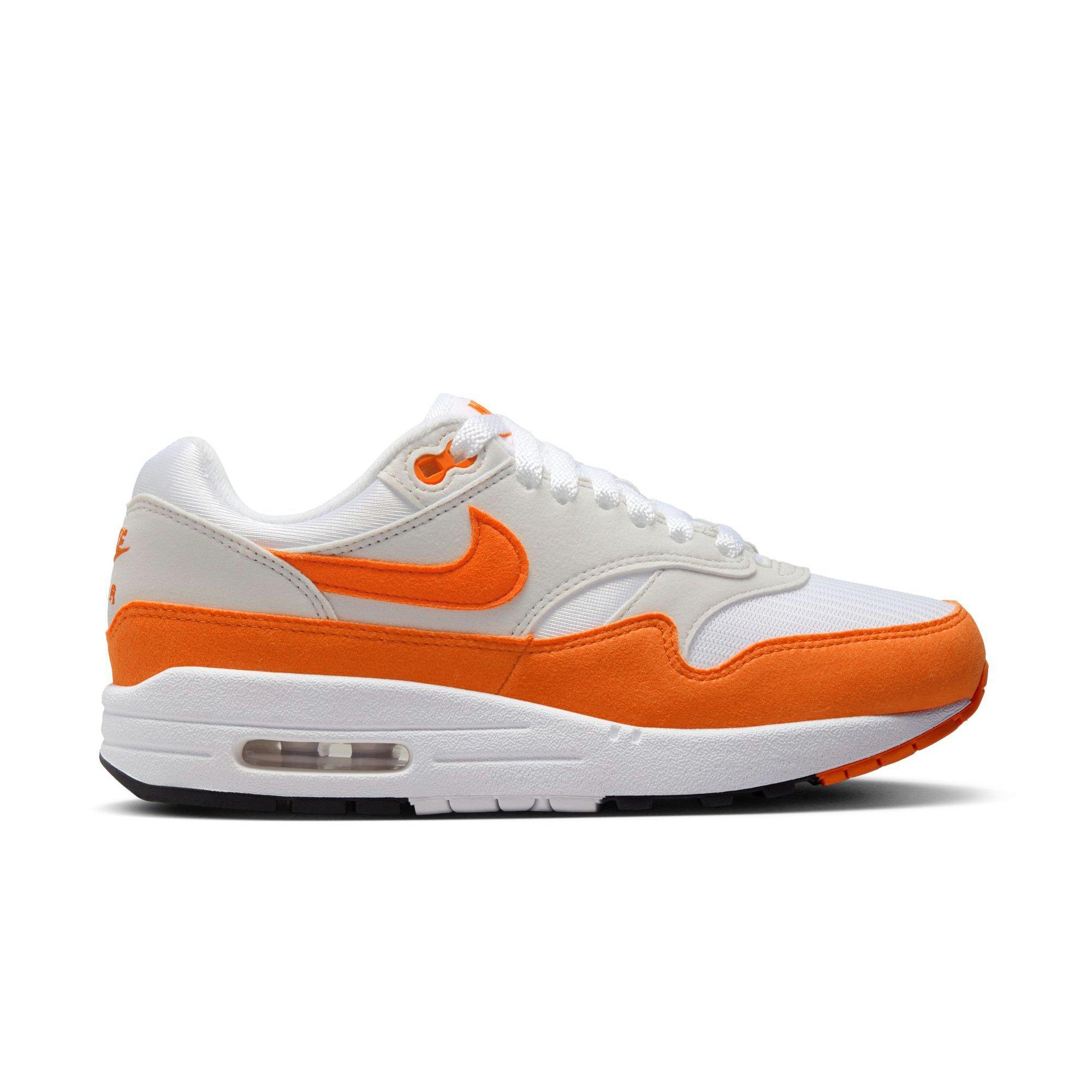 Nike Air Max 1 "Safety Orange" Women's Shoe - NEUTRAL GREY/SAFETY ORANGE/WHITE Thumbnail View 1