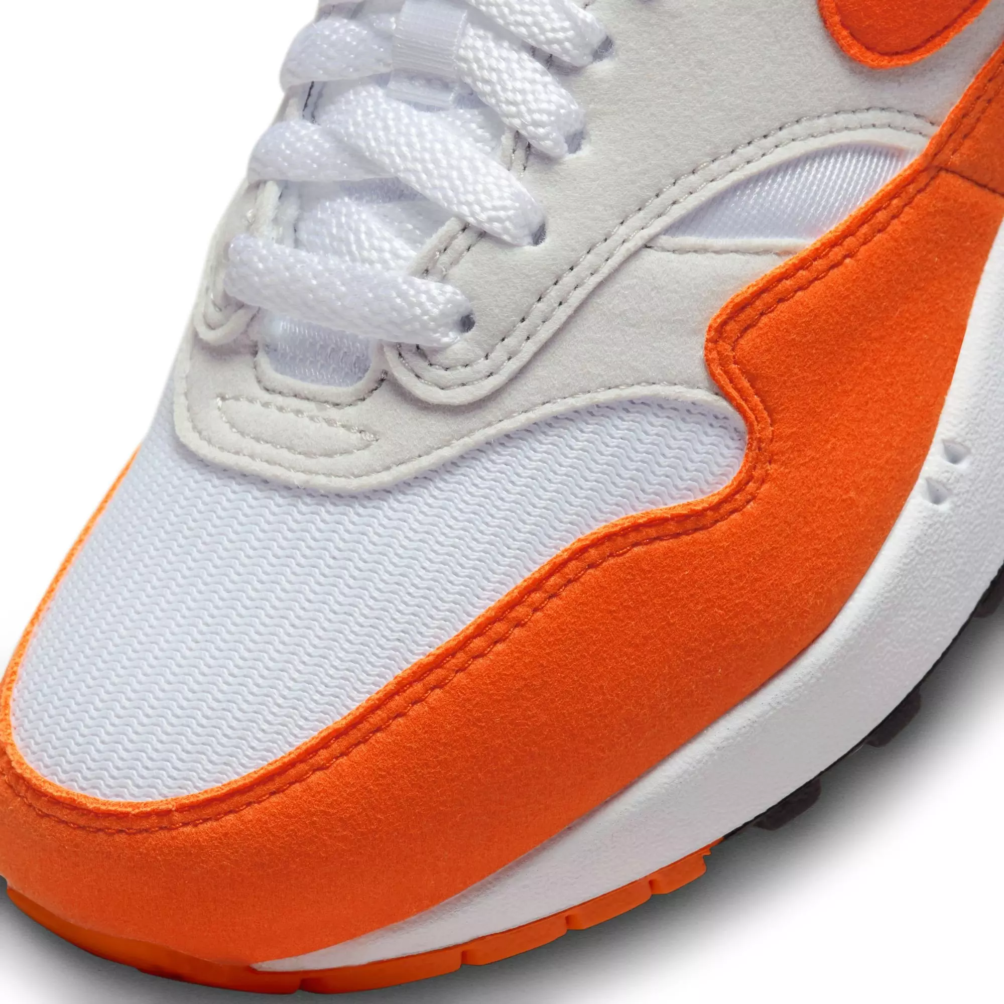 Nike Air Max 1 "Safety Orange" Women's Shoe - NEUTRAL GREY/SAFETY ORANGE/WHITE