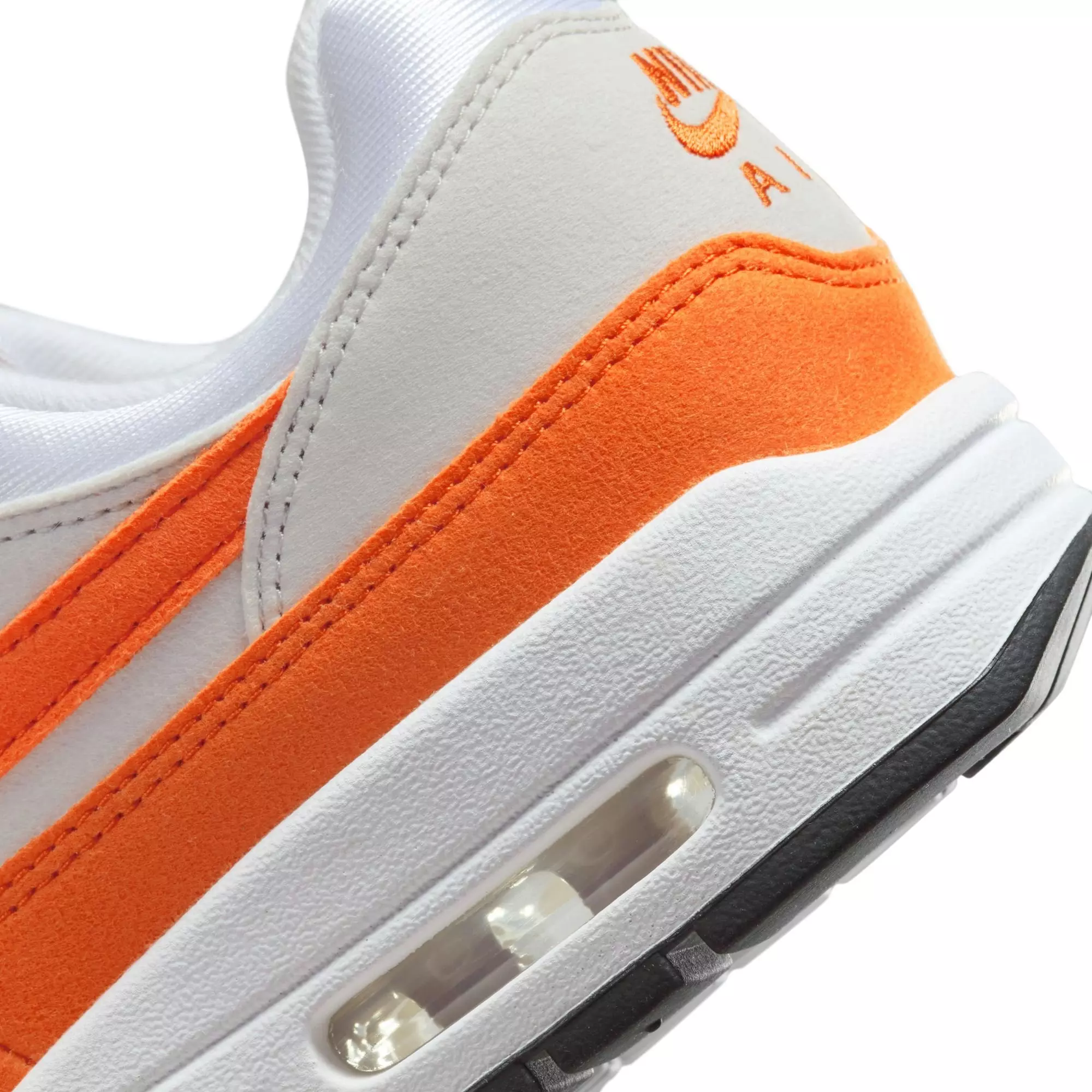 Nike Air Max 1 "Safety Orange" Women's Shoe - NEUTRAL GREY/SAFETY ORANGE/WHITE