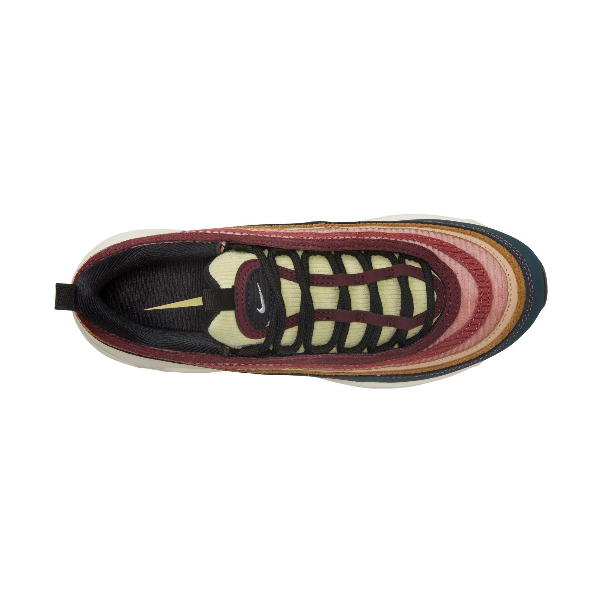 Nike Air Max 97 "Corduroy And Cursive" Women's Shoe - DEEP JUNGLE/WHITE/BRONZINE Thumbnail View 10
