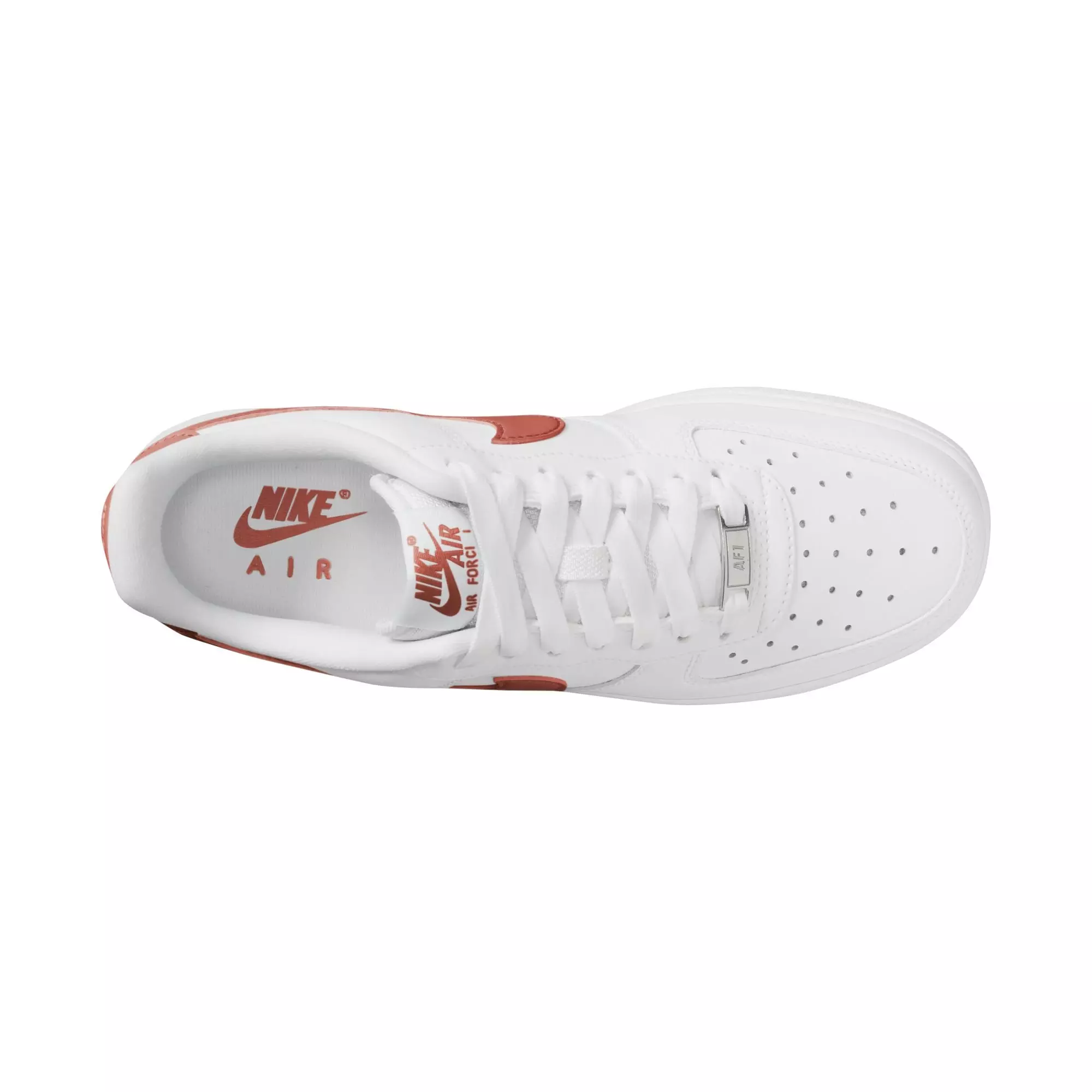 Nike Air Force 1 '07 Low "White/Rugged Orange" Women's Shoe - WHITE/ORANGE