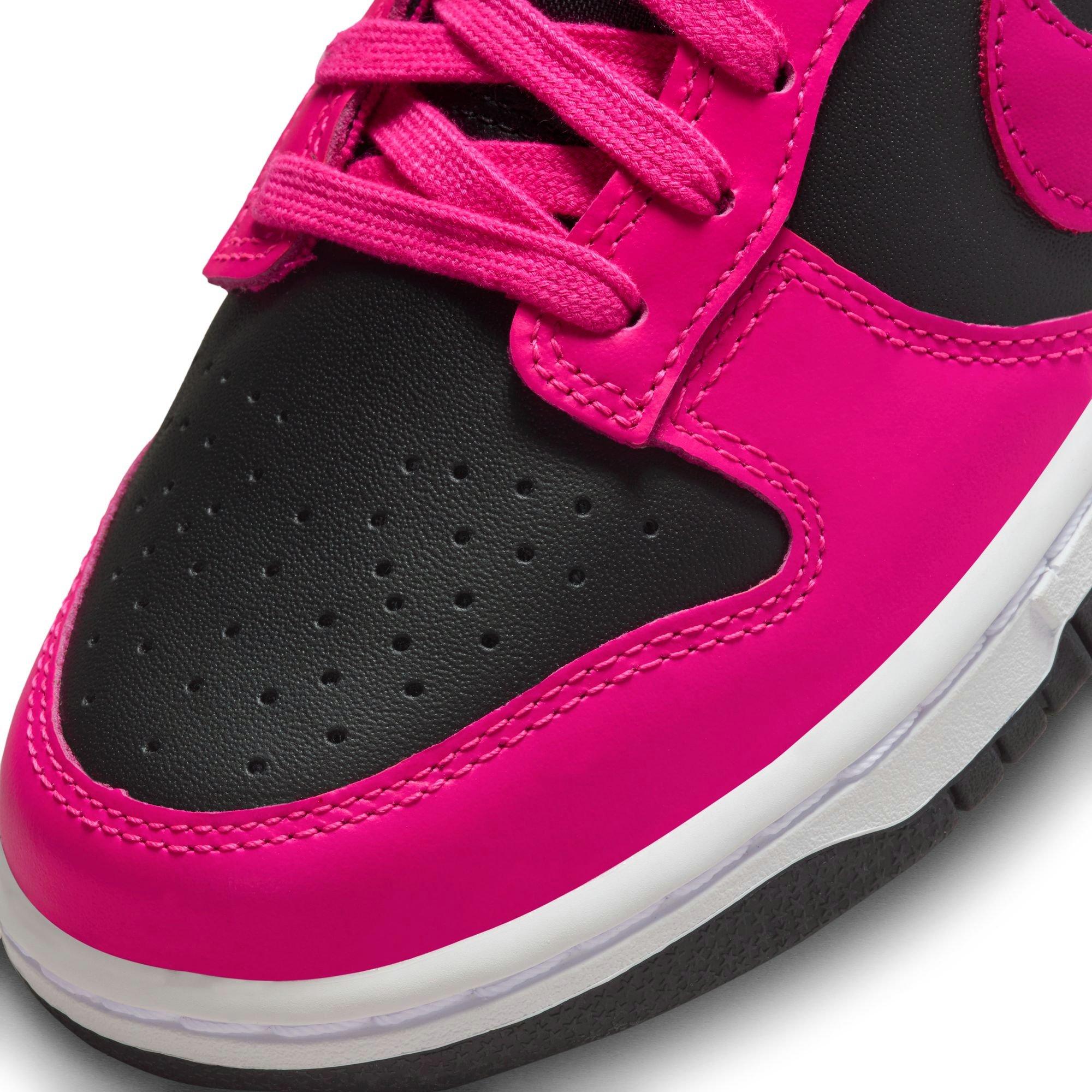 Nike Dunk Low Fierce Pink Fireberry Black Women s Shoe