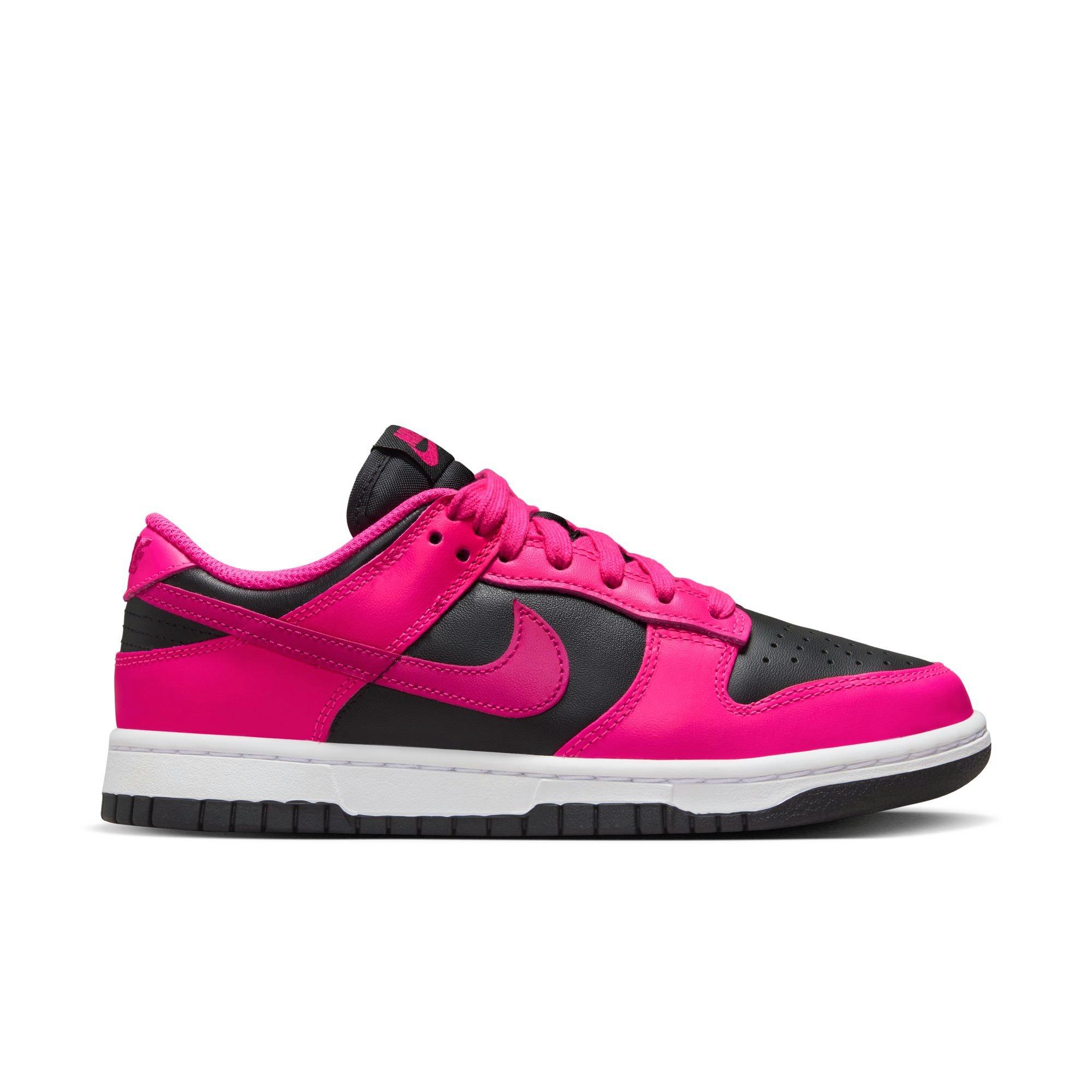 Nike Dunk Low Fierce Pink/Fireberry/Black Women's Shoe - Hibbett