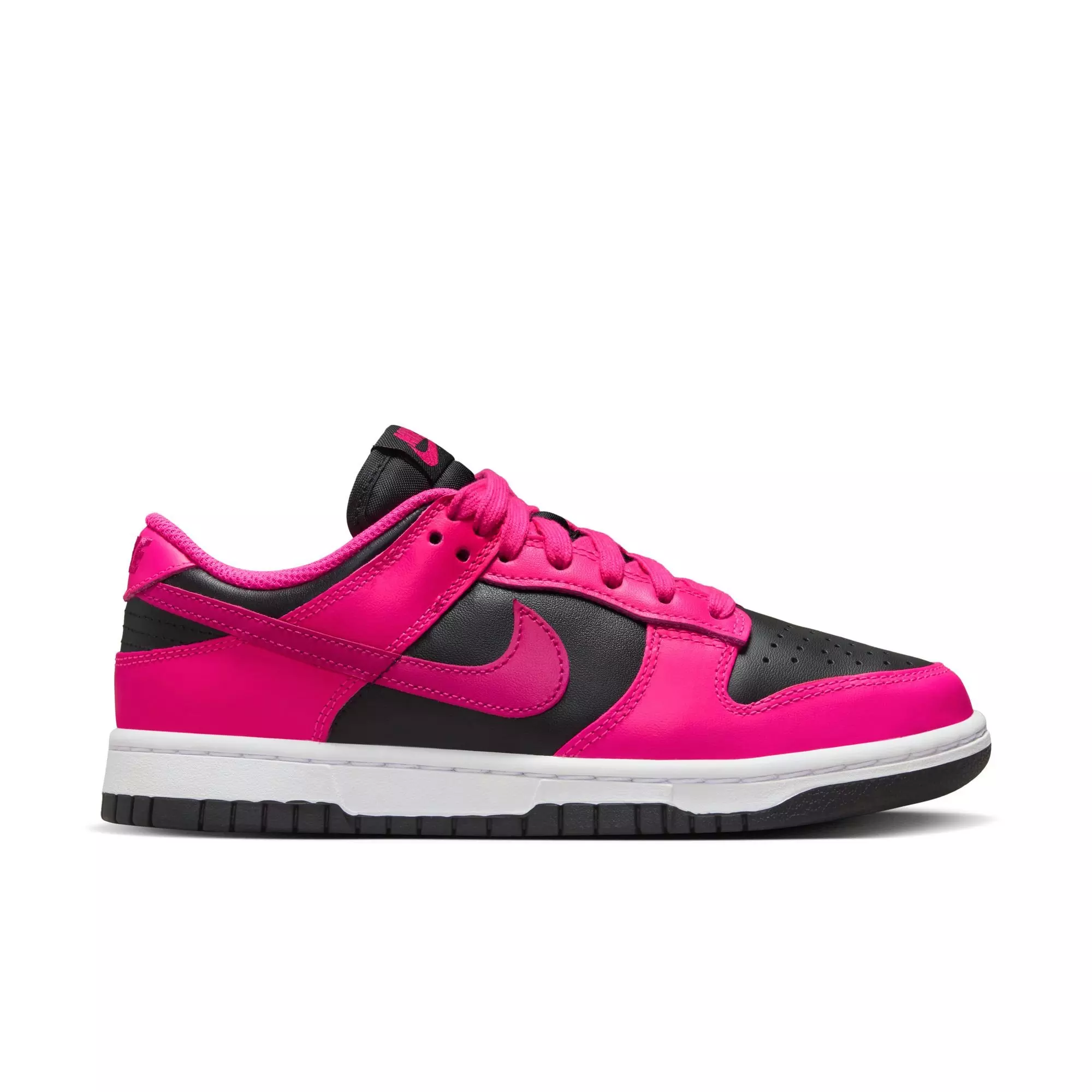 Nike Dunk Low "Fierce Pink/Fireberry/Black" Women's Shoe - PINK/BLACK