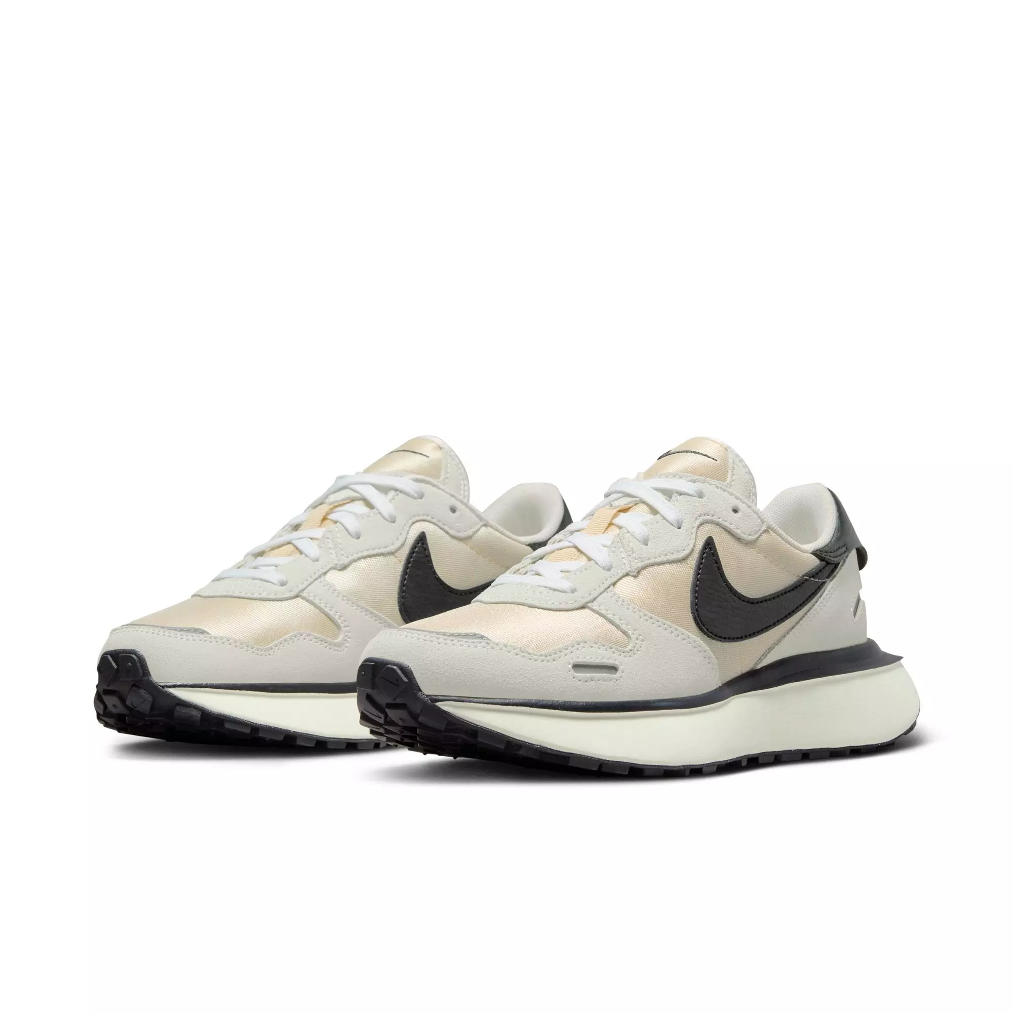 Nike Phoenix Waffle "Summit White/Black/Sanddrift" Women's Shoe - SUMMIT WHITE/BLACK/SANDDRIFT