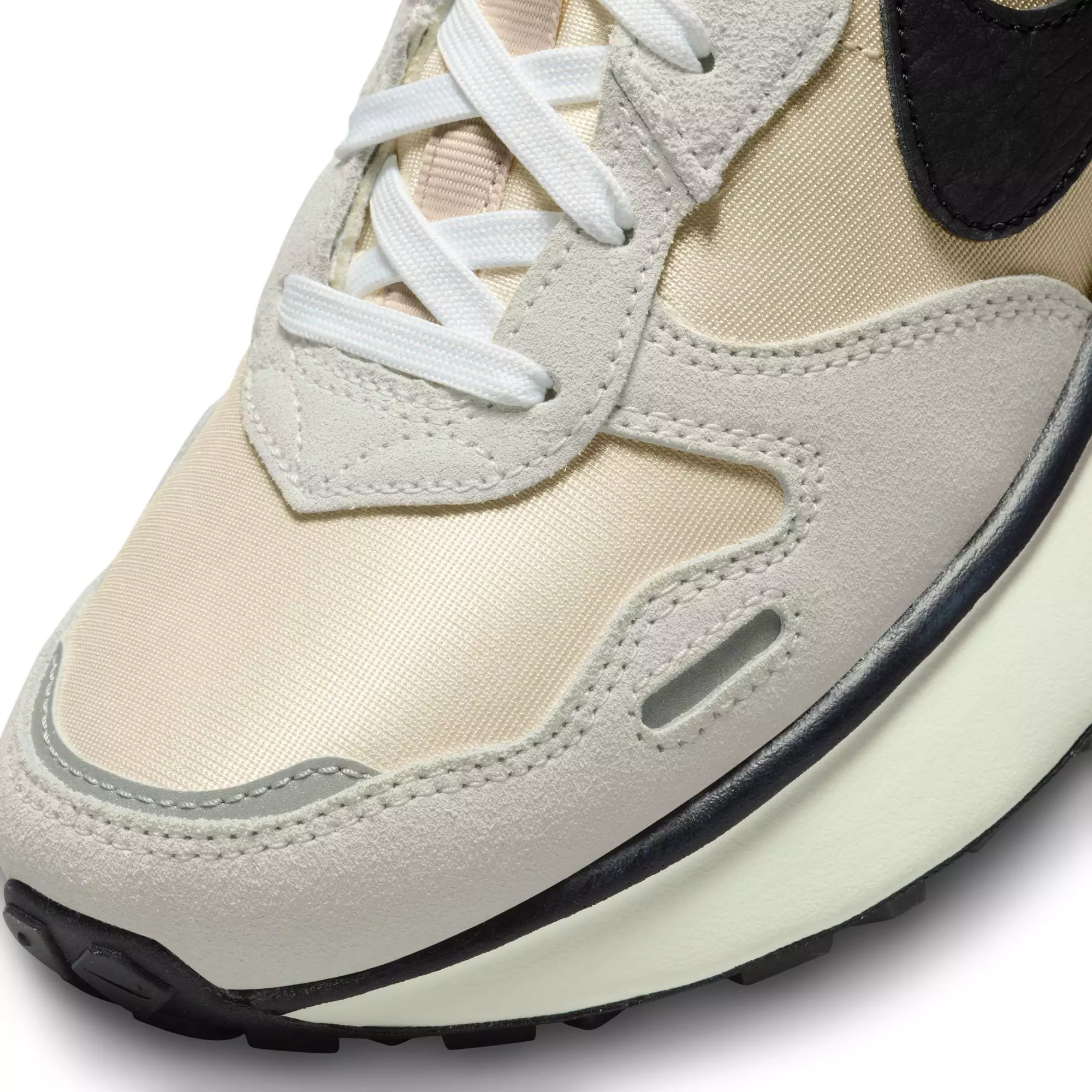 Nike Phoenix Waffle "Summit White/Black/Sanddrift" Women's Shoe - SUMMIT WHITE/BLACK/SANDDRIFT