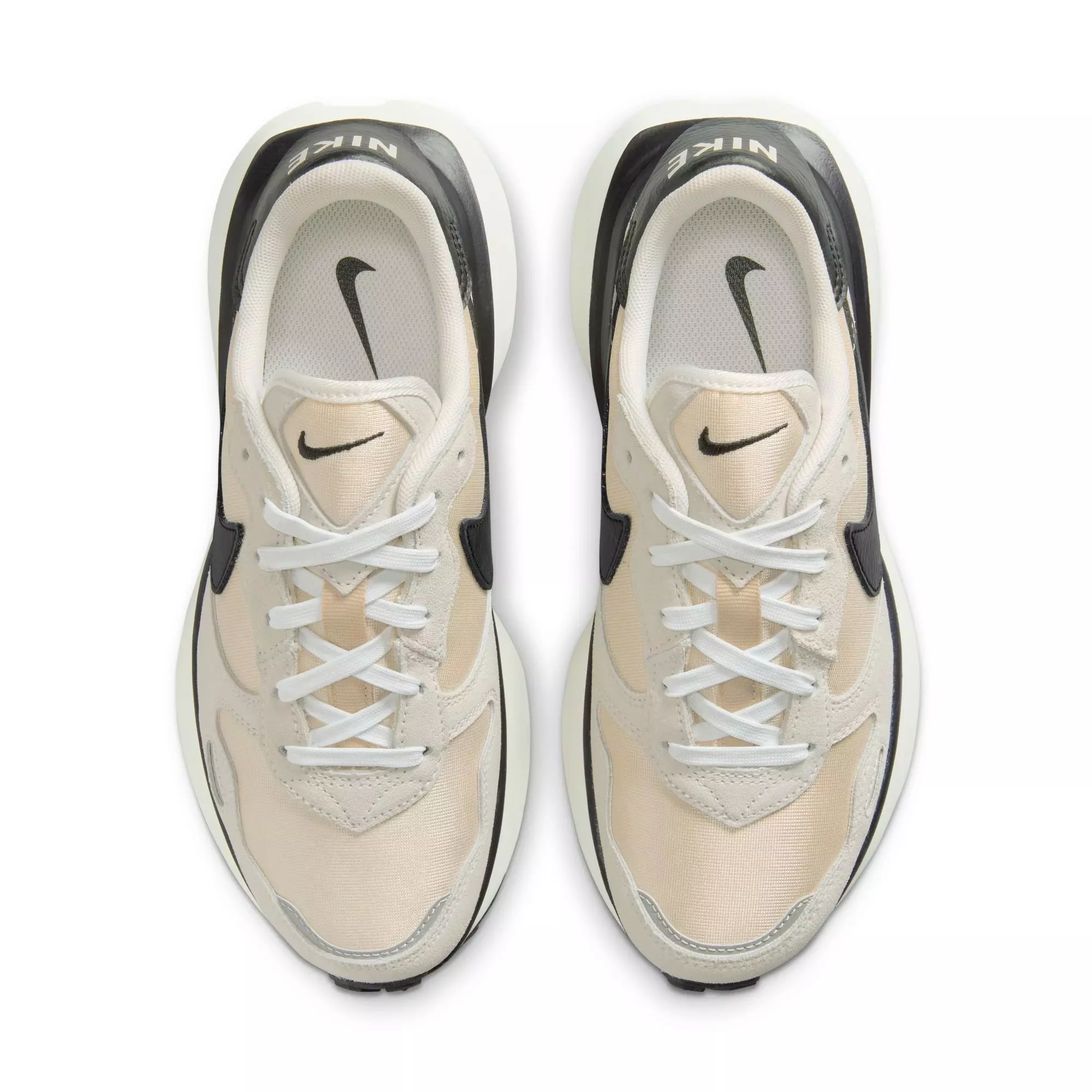 Nike Phoenix Waffle "Summit White/Black/Sanddrift" Women's Shoe - SUMMIT WHITE/BLACK/SANDDRIFT