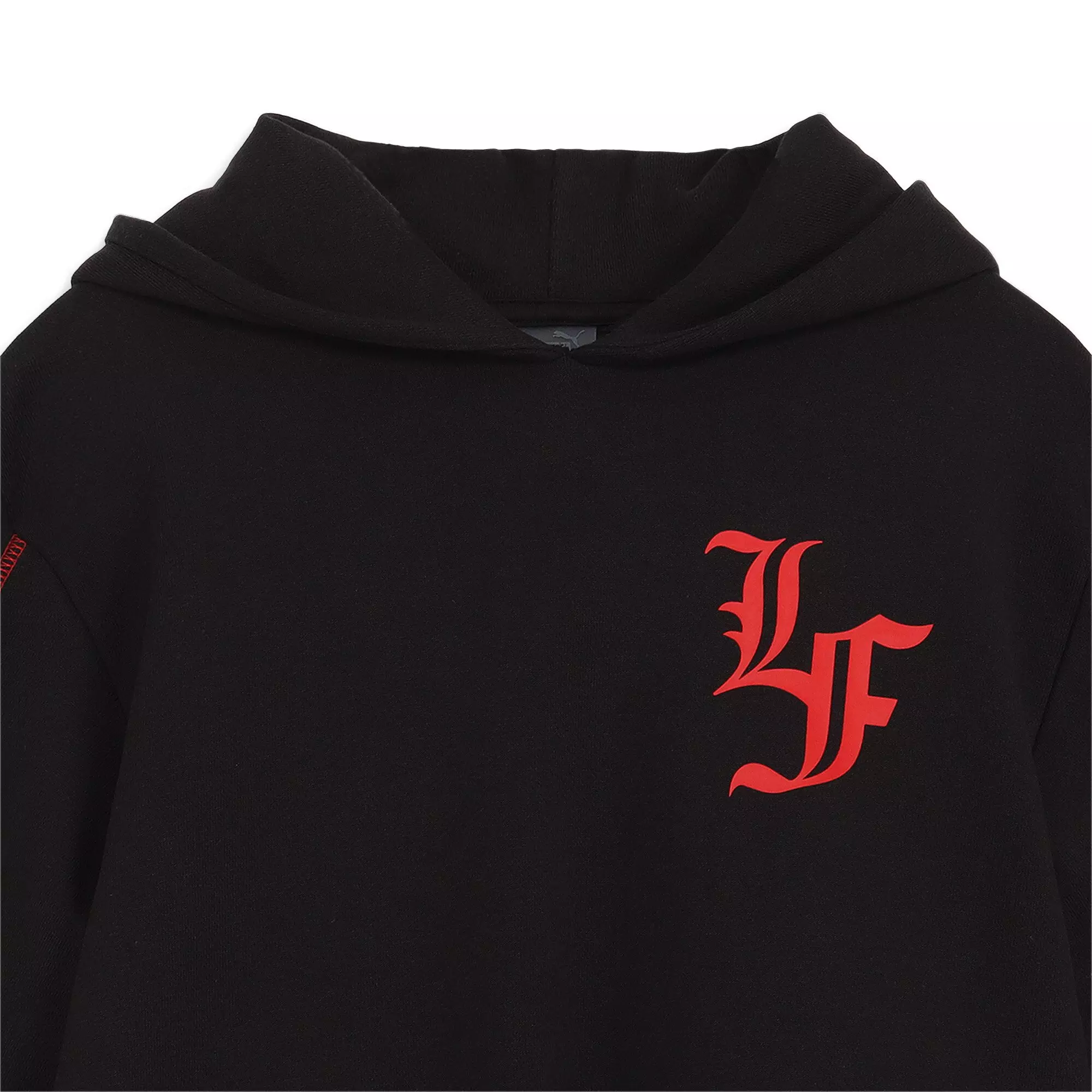 PUMA Men's Hoops x LaFrance Holiday Cargo Pullover Hoodie - BLACK