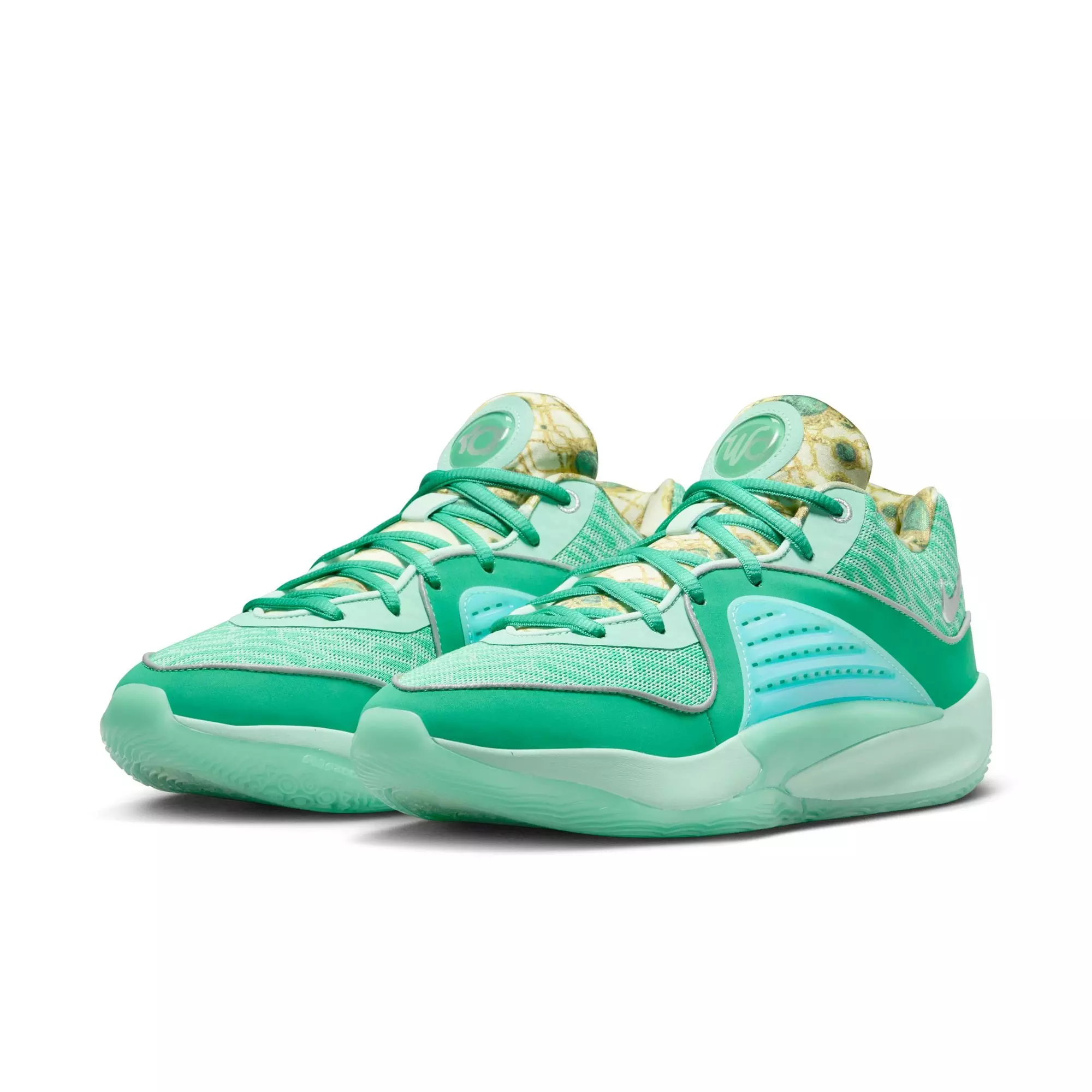 Nike KD16 "Mint Foam/Metallic Silver/Emerald Rose" Men's Basketball Shoe -  MINT FOAM/METALLIC SILVER/EMERALD RISE