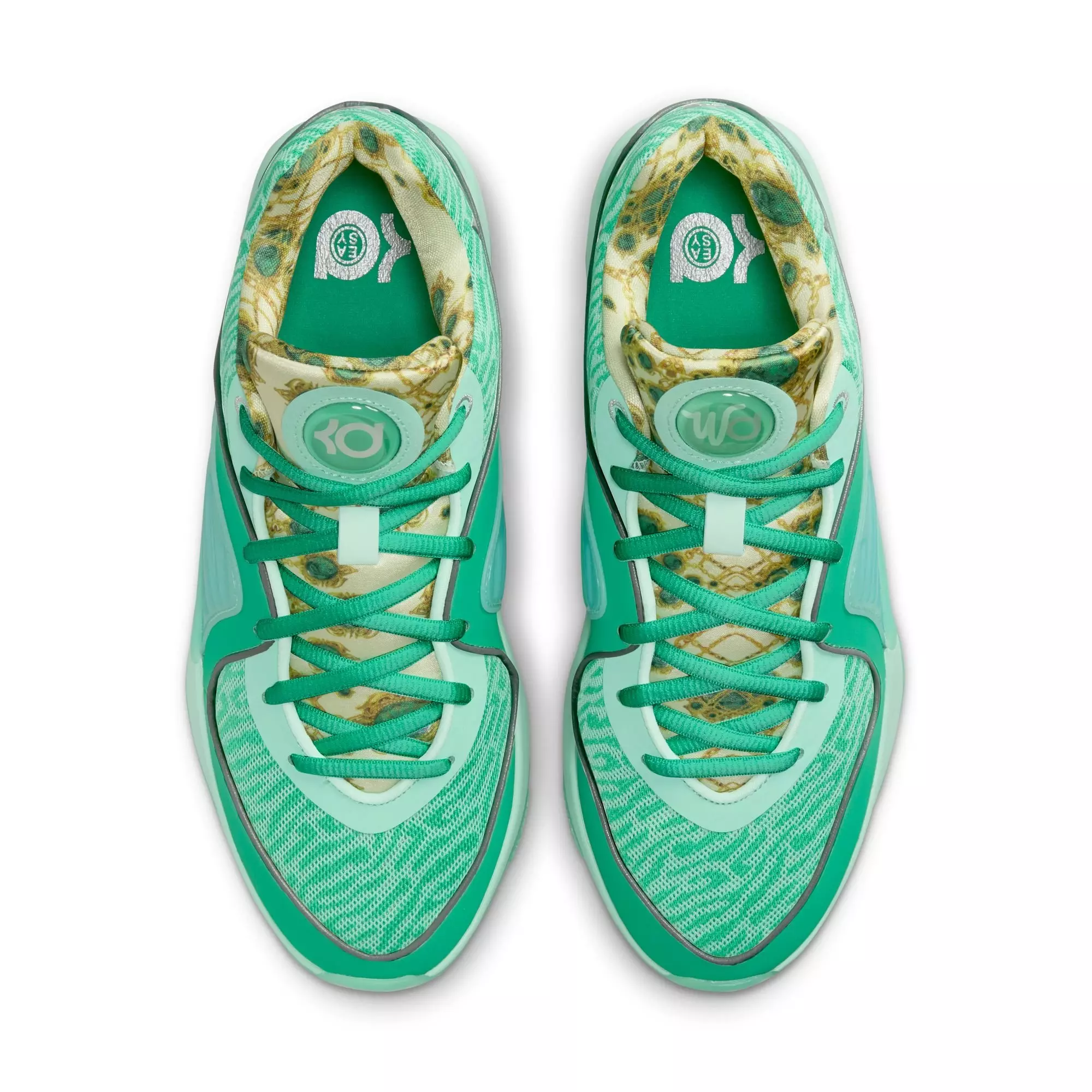 Nike KD16 "Mint Foam/Metallic Silver/Emerald Rose" Men's Basketball Shoe -  MINT FOAM/METALLIC SILVER/EMERALD RISE