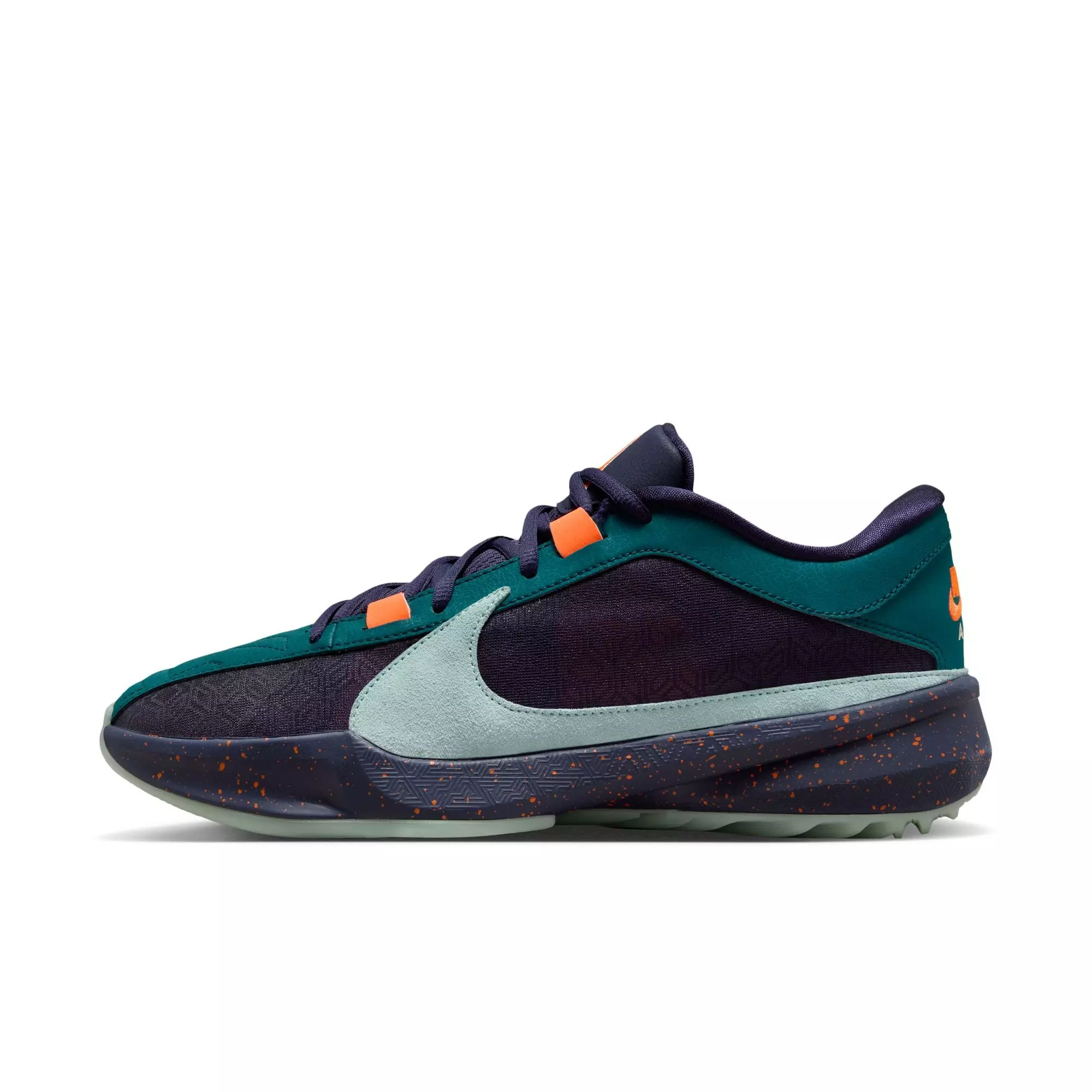 Nike Freak 5 "Geode Teal/Jade Ice/Purple Ink" Men's Basketball Shoe - GEODE TEAL/JADE ICE/PURPLE INK