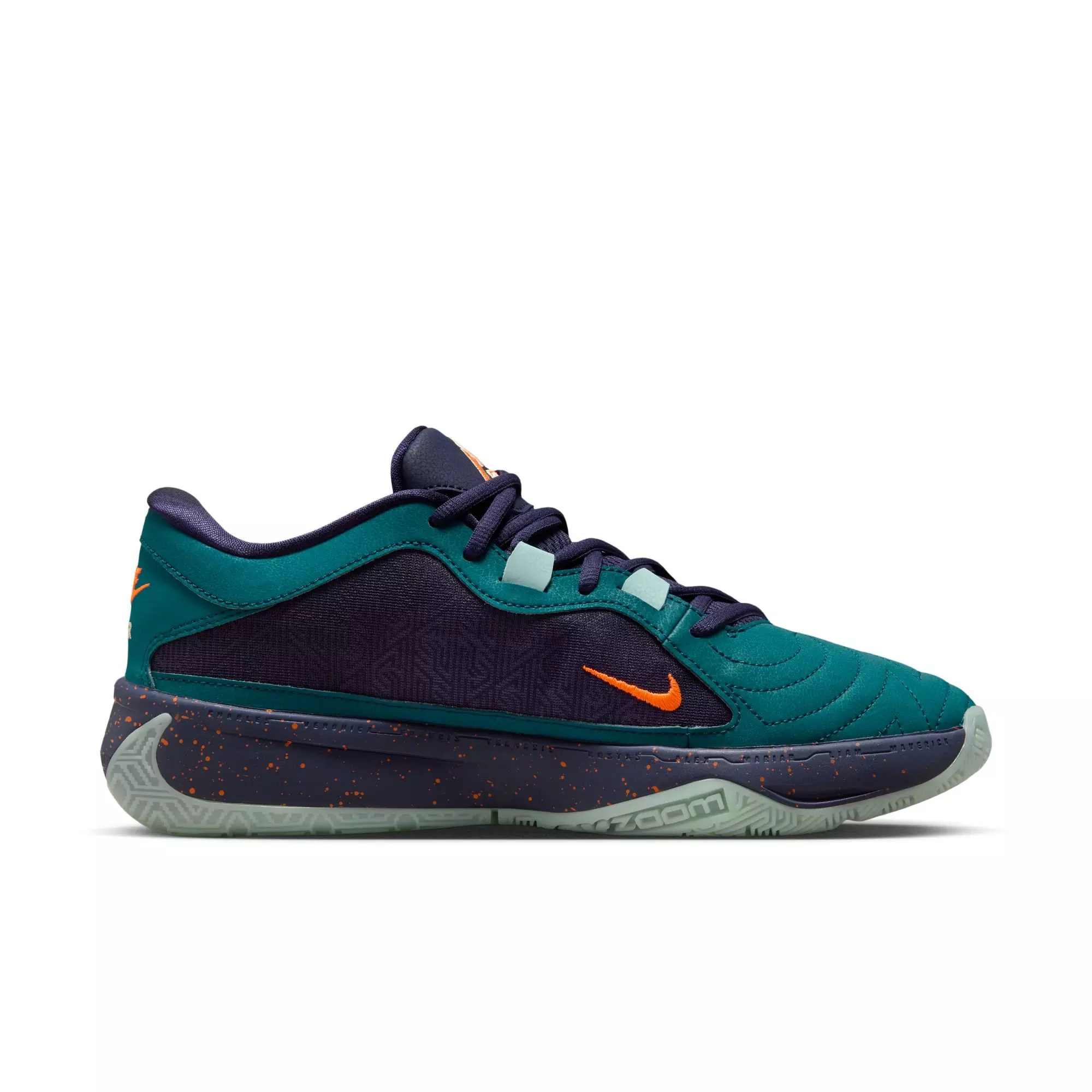 Nike Freak 5 "Geode Teal/Jade Ice/Purple Ink" Men's Basketball Shoe - GEODE TEAL/JADE ICE/PURPLE INK
