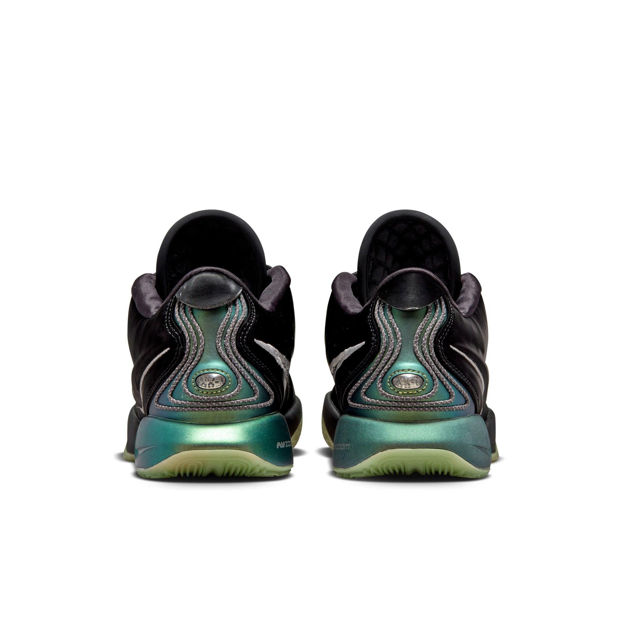 Nike LeBron XXI "Tahitian" Men's Basketball Shoe - BLACK/METALLIC PEWTER/IRON GREY Thumbnail View 9