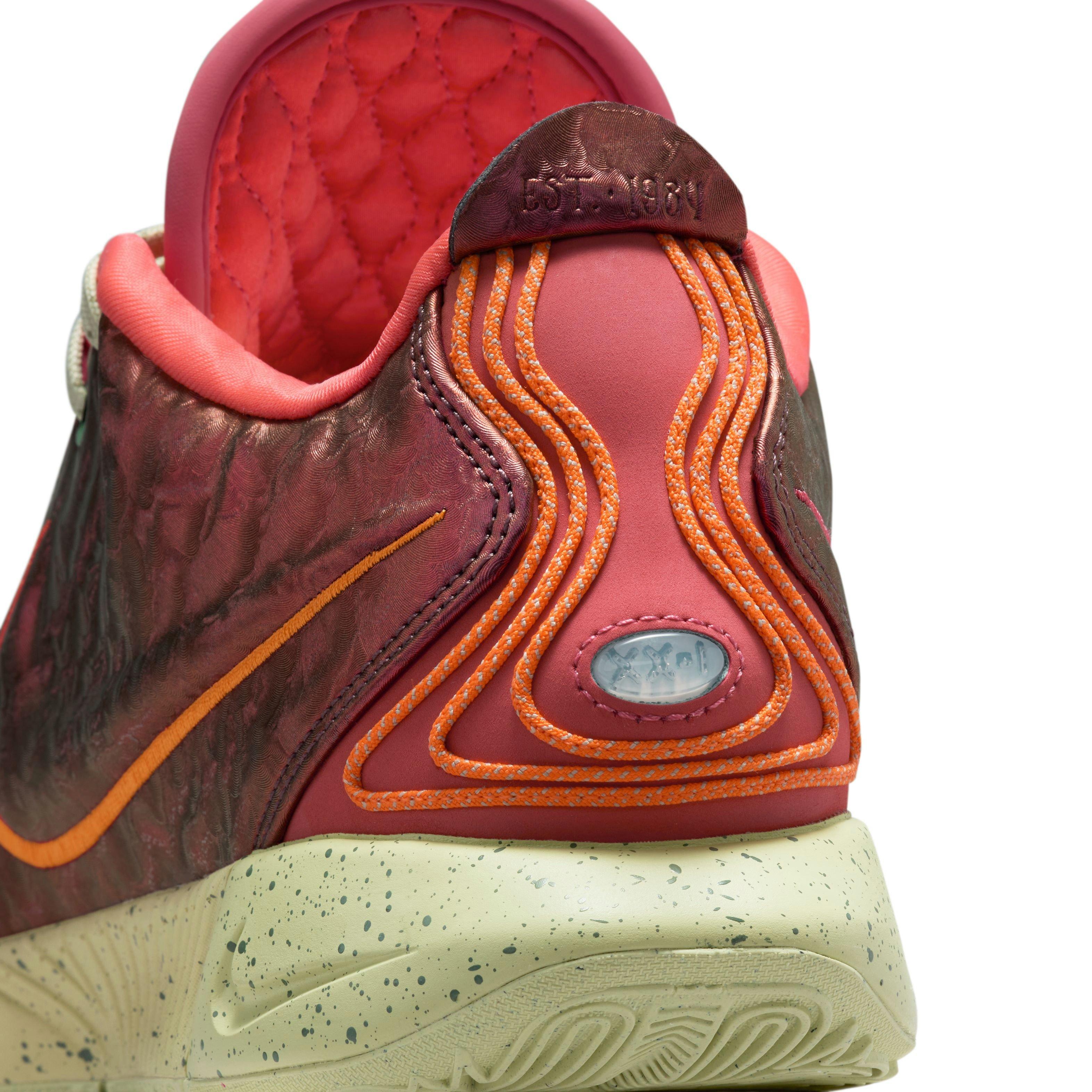 Nike LeBron XXI "Queen Conch" Men's Basketball Shoe - EMBER GLOW/ELEMENTAL GOLD Thumbnail View 6