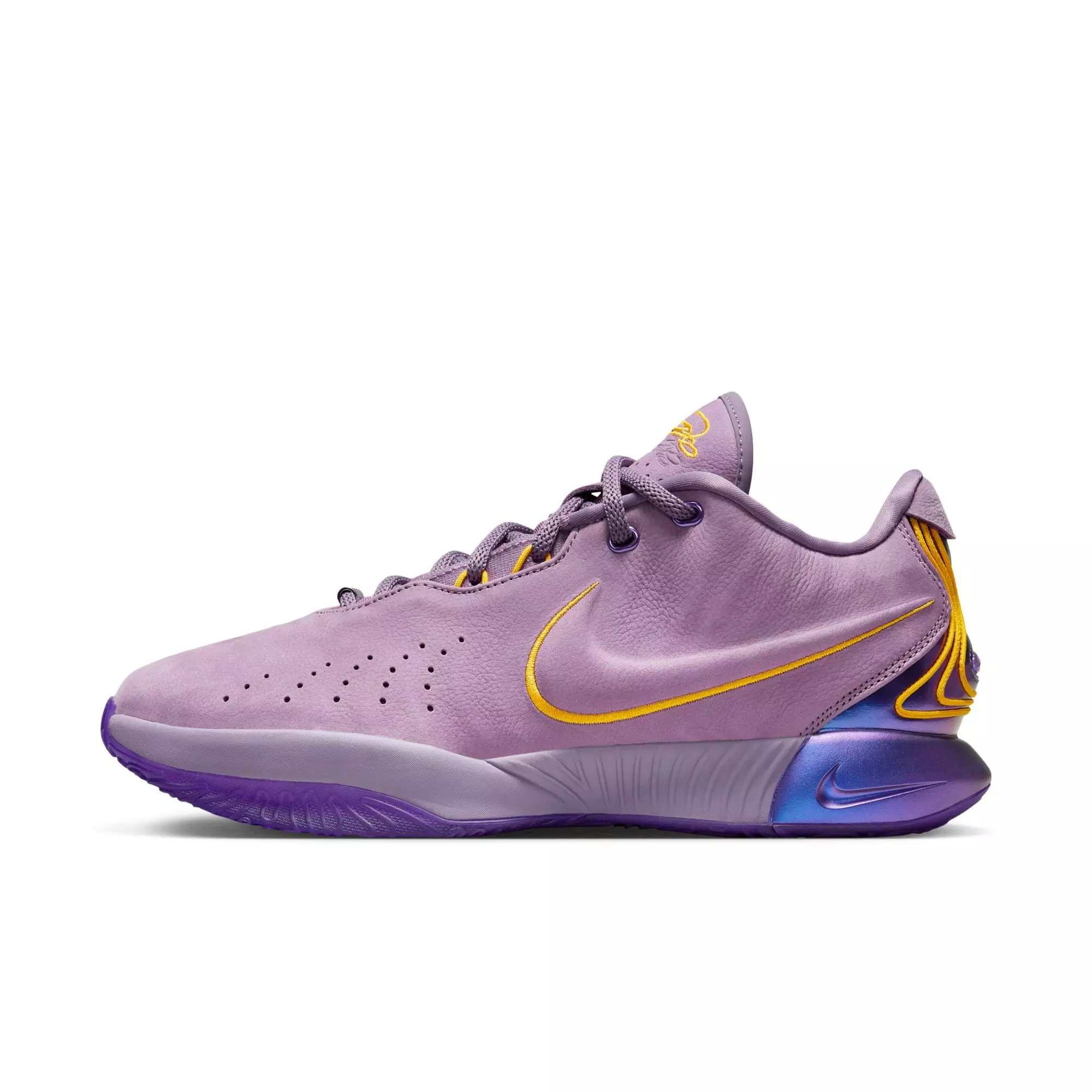 Nike LeBron XXI "Violet Dust" Men's Basketball Shoe - VIOLET DUST/UNIVERSITY GOLD