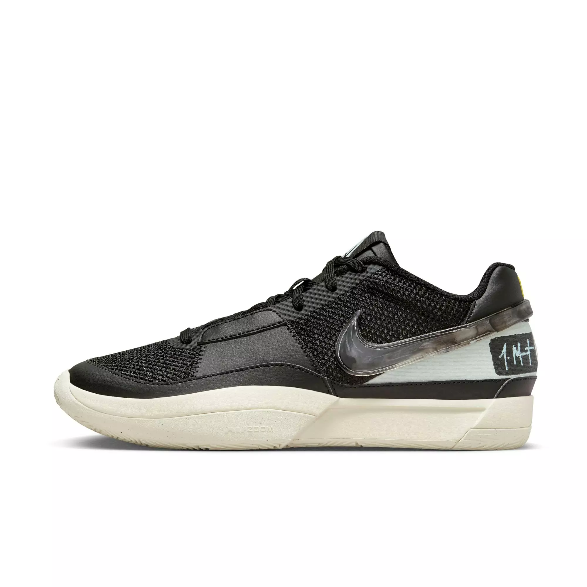 Nike Ja 1 "Fly" Men's Basketball Shoe - BLACK/LIGHT SILVER/COCONUT MILK