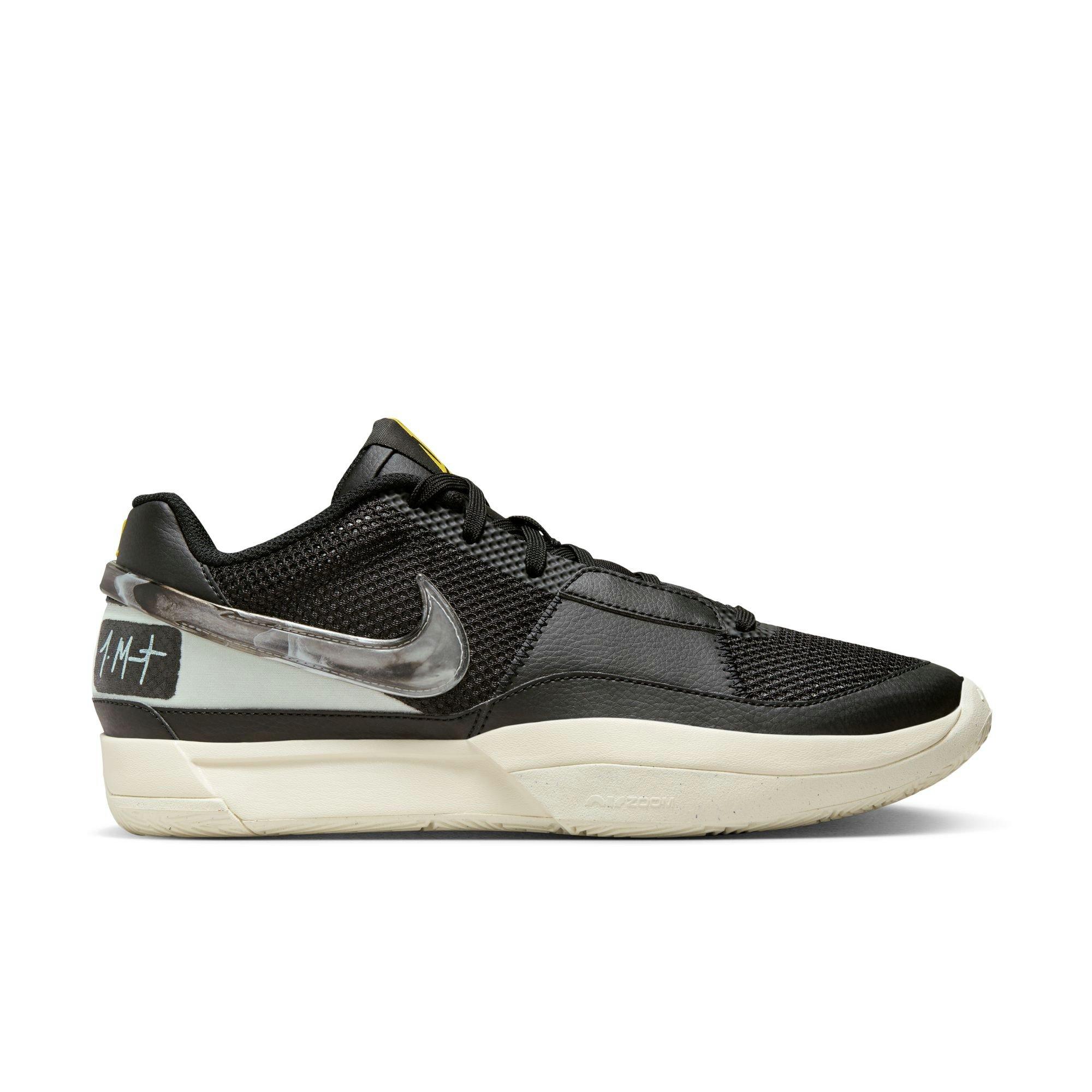 Nike Ja 1 "Fly" Men's Basketball Shoe - BLACK/LIGHT SILVER/COCONUT MILK Thumbnail View 1