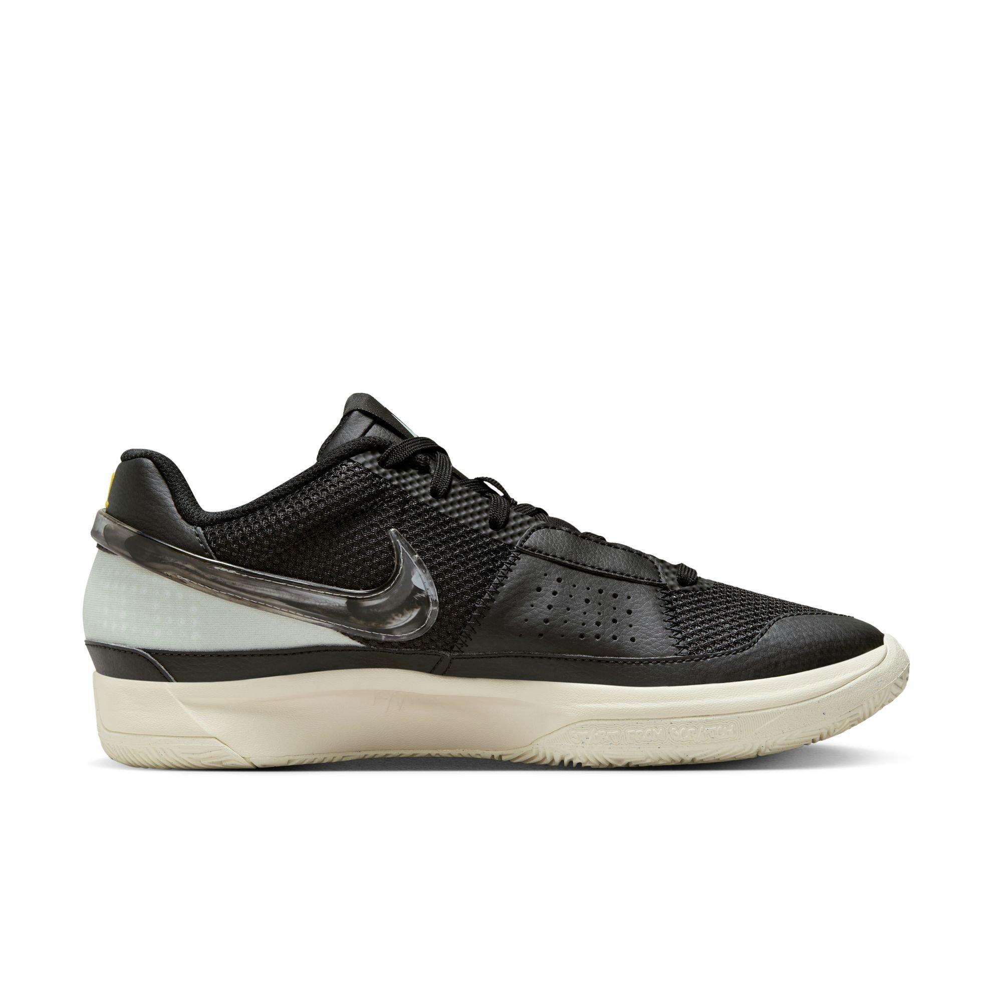 Nike Ja 1 "Fly" Men's Basketball Shoe - BLACK/LIGHT SILVER/COCONUT MILK Thumbnail View 2