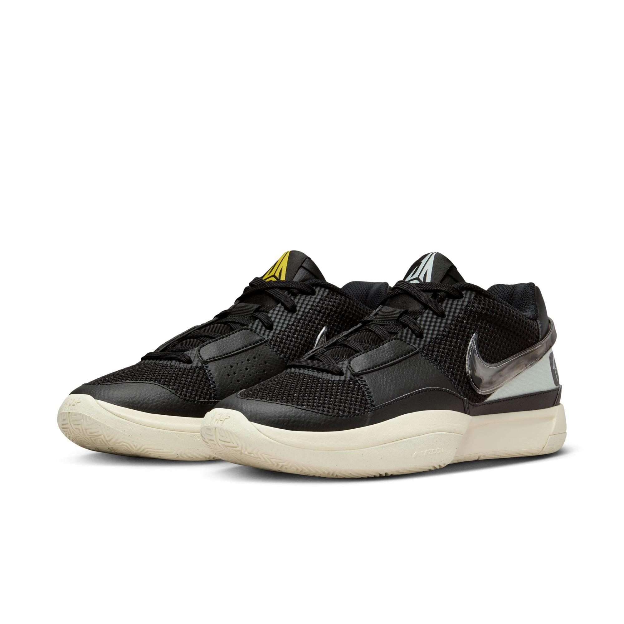 Nike Ja 1 "Fly" Men's Basketball Shoe - BLACK/LIGHT SILVER/COCONUT MILK Thumbnail View 3