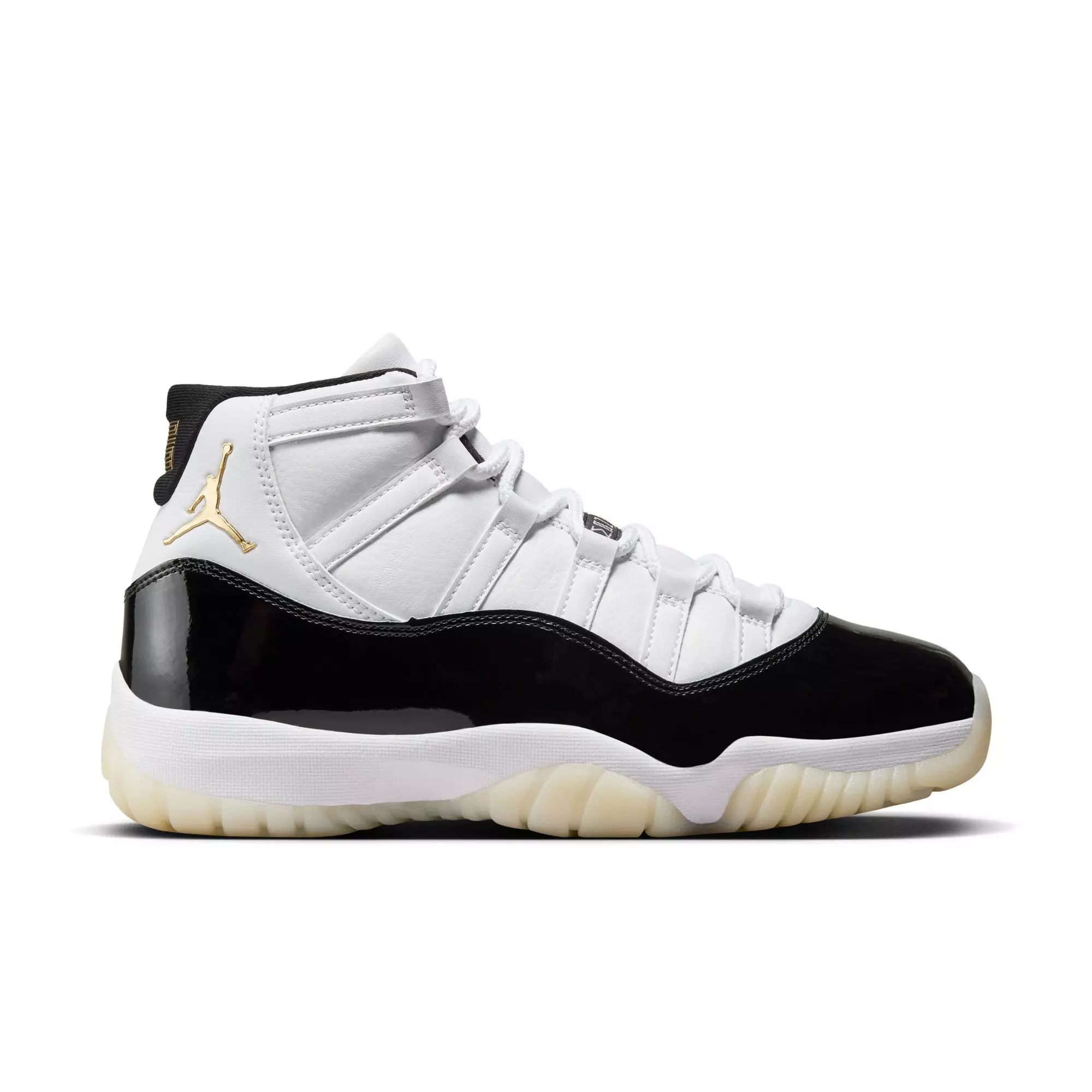 Jordan 11 Retro "Gratitude" Men's Shoe - WHITE/METALLIC GOLD/BLACK
