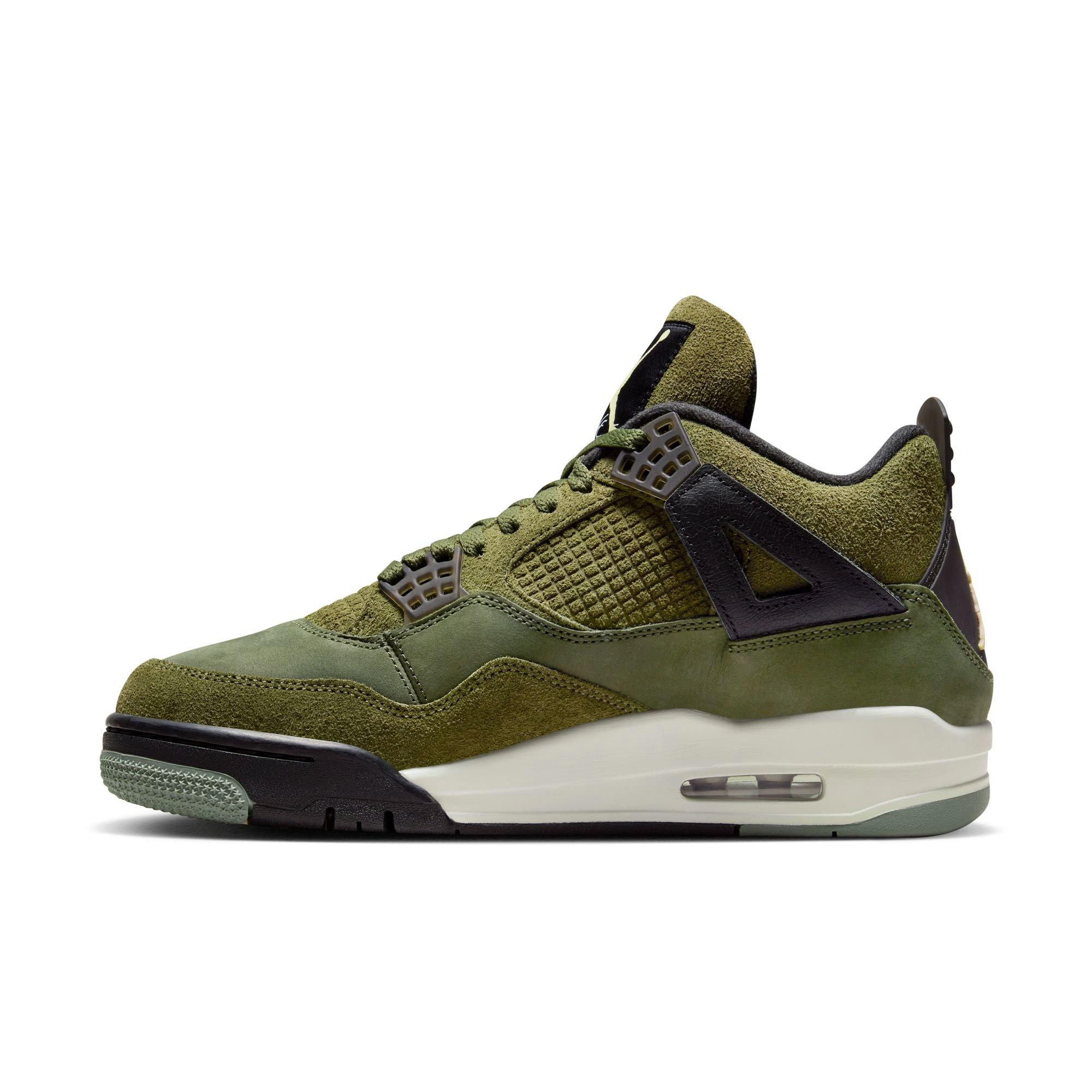 Jordan 4 Retro SE Craft Medium Olive Toddler Kids' Shoe​ - Hibbett