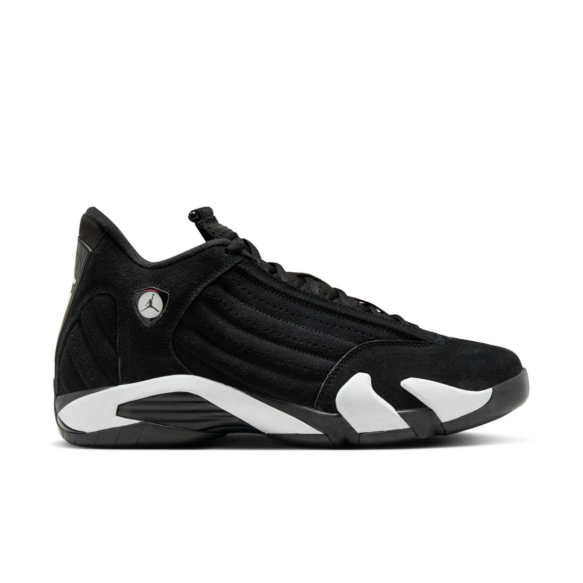 Retro 14s black deals and red