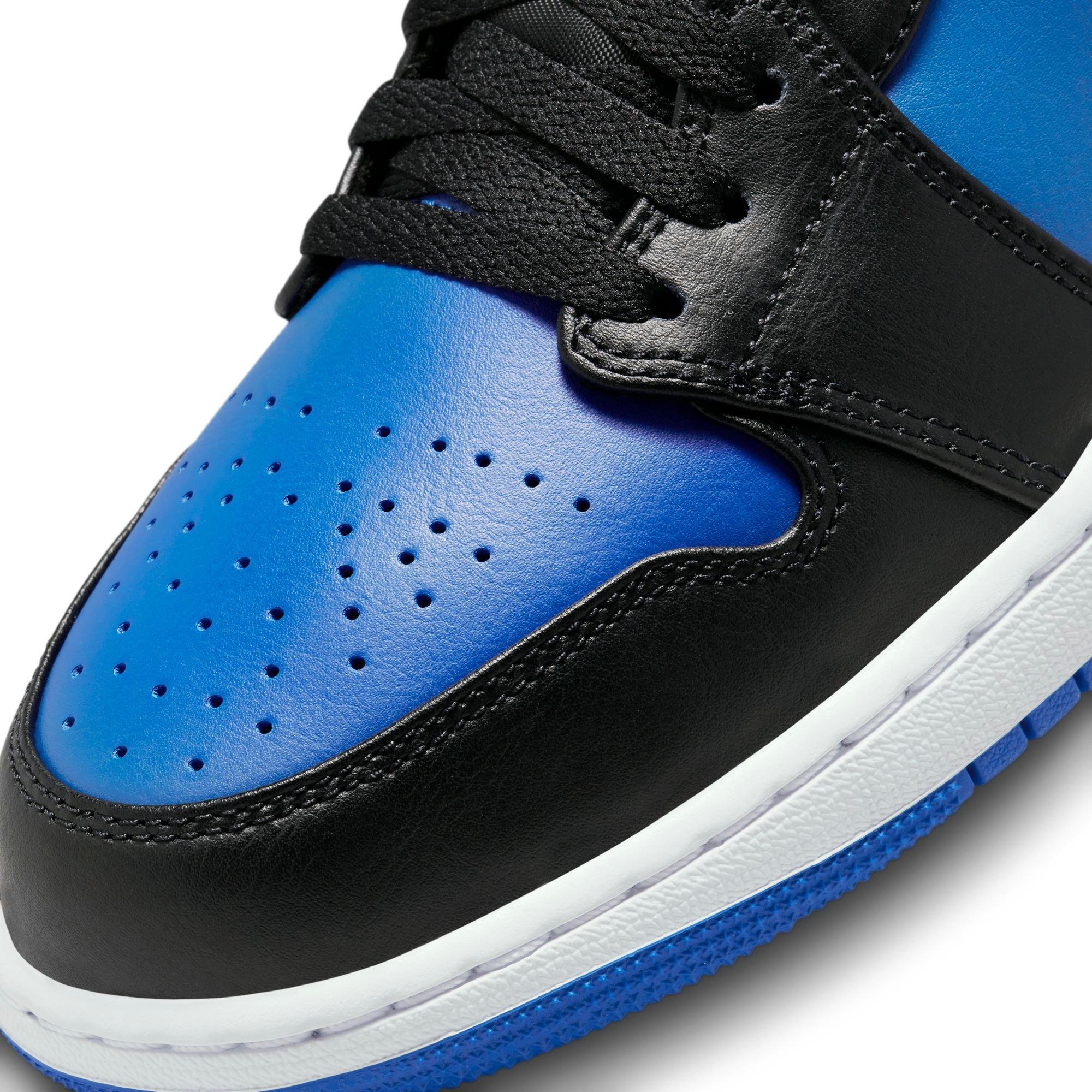 Royal blue and black sneakers on sale