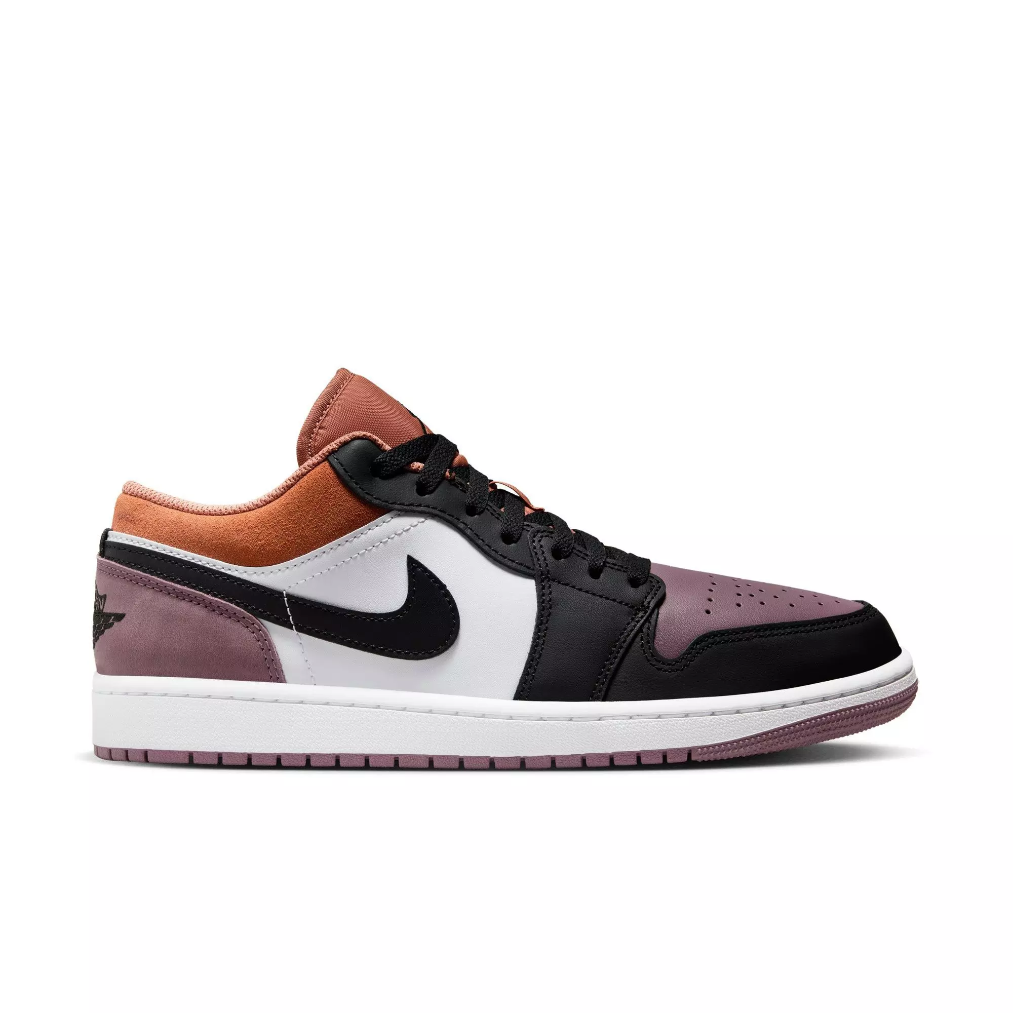 Jordan 1 Low SE "White/Black/Sky J Orange/Sky J Mauve" Men's Shoe - WHITE/ORANGE
