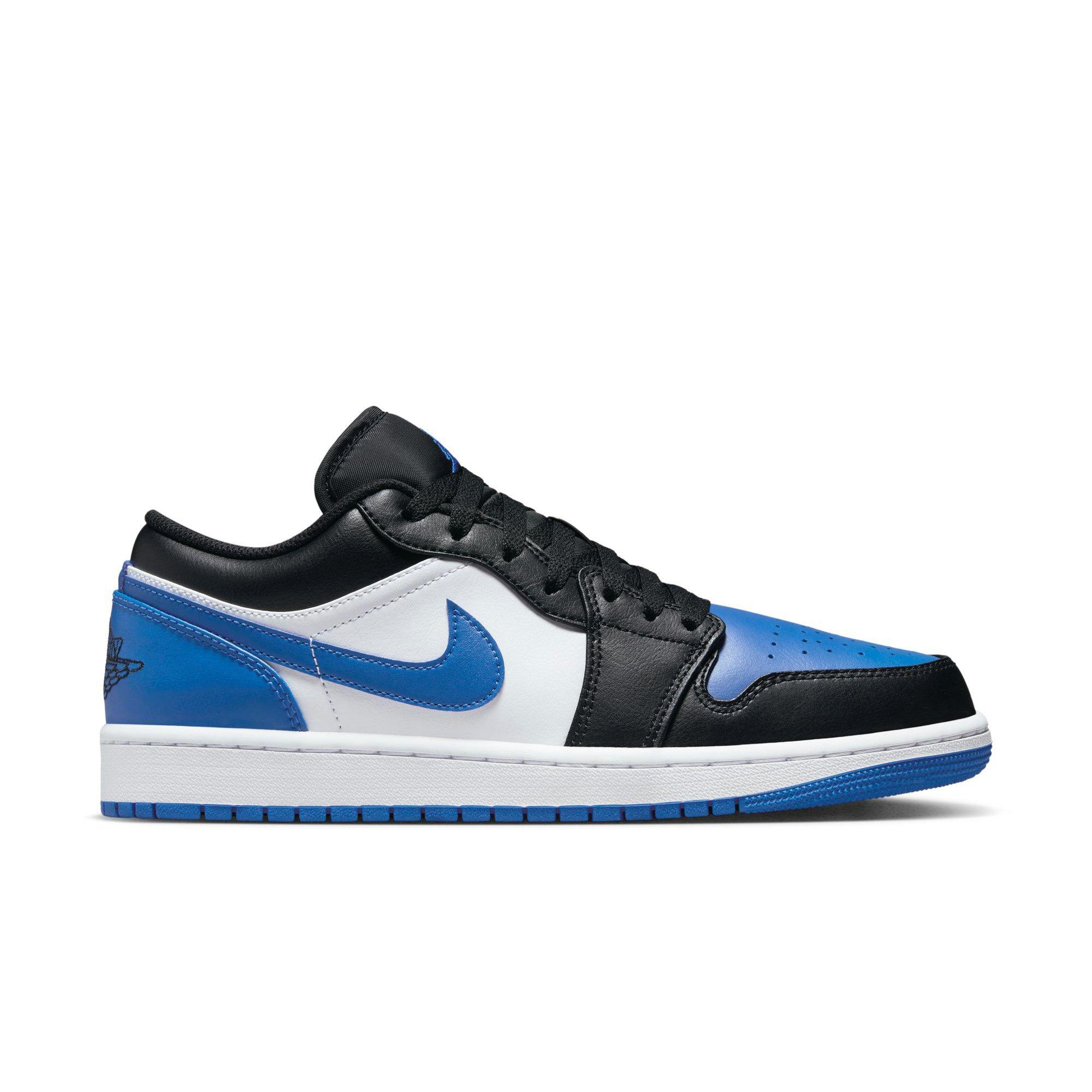 Black blue jordan 1 sale