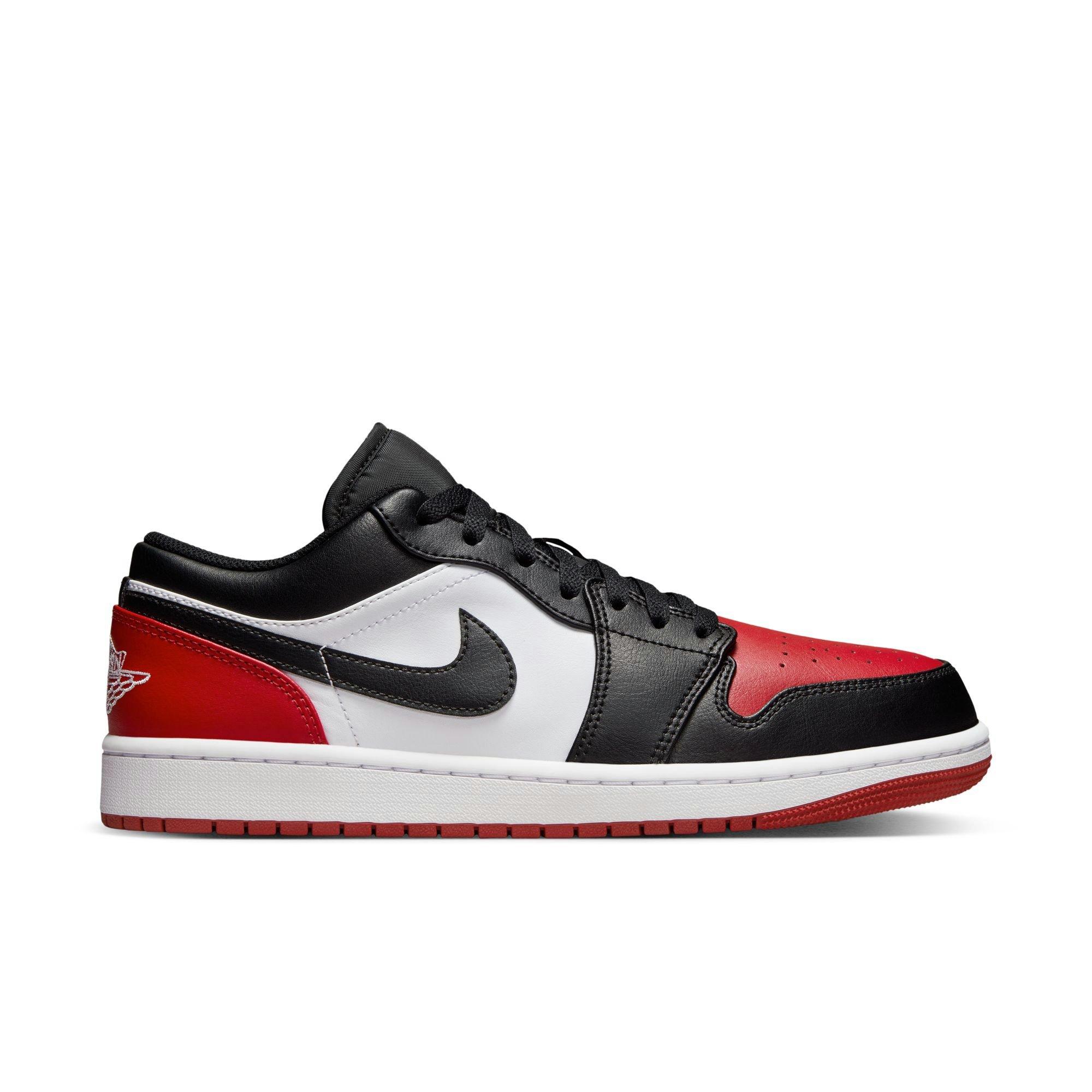 国内配送 NIKE AIR JORDAN 1 LOW WHITE/BLACK-VARSITY RED-WHITE Jordan 1 Low 