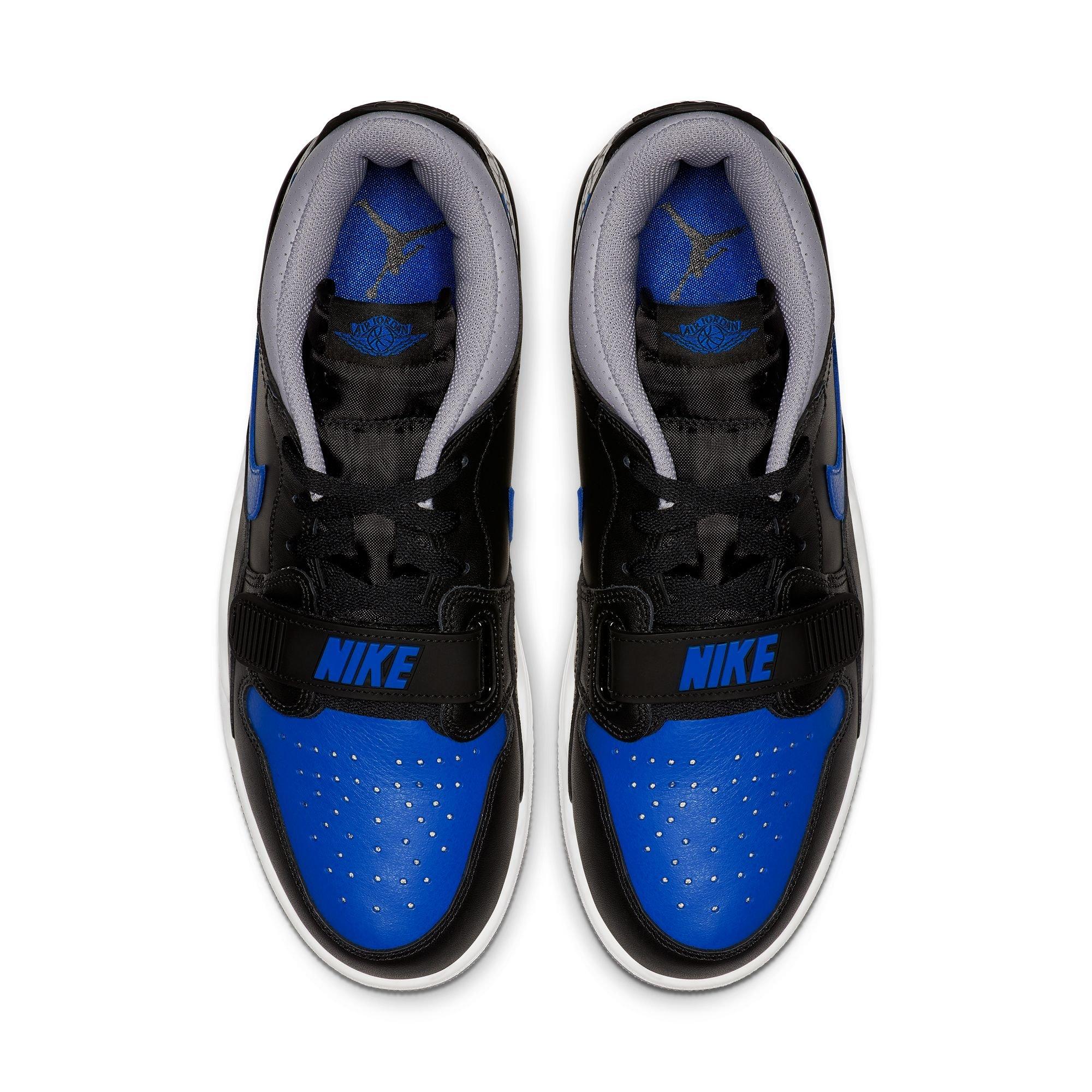 Jordan Legacy 312 Low Black/Blue Men's Shoe - Hibbett