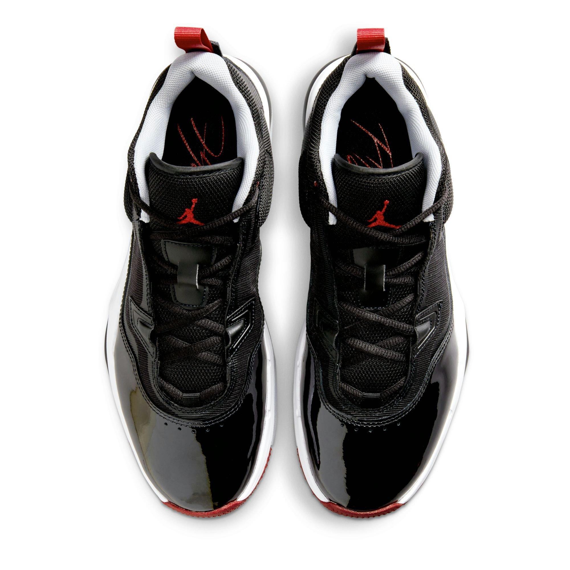 Jordan Stay Loyal 3 "Black/Varsity Red/White/Wolf Grey" Men's Shoe - BLACK/RED Thumbnail View 7