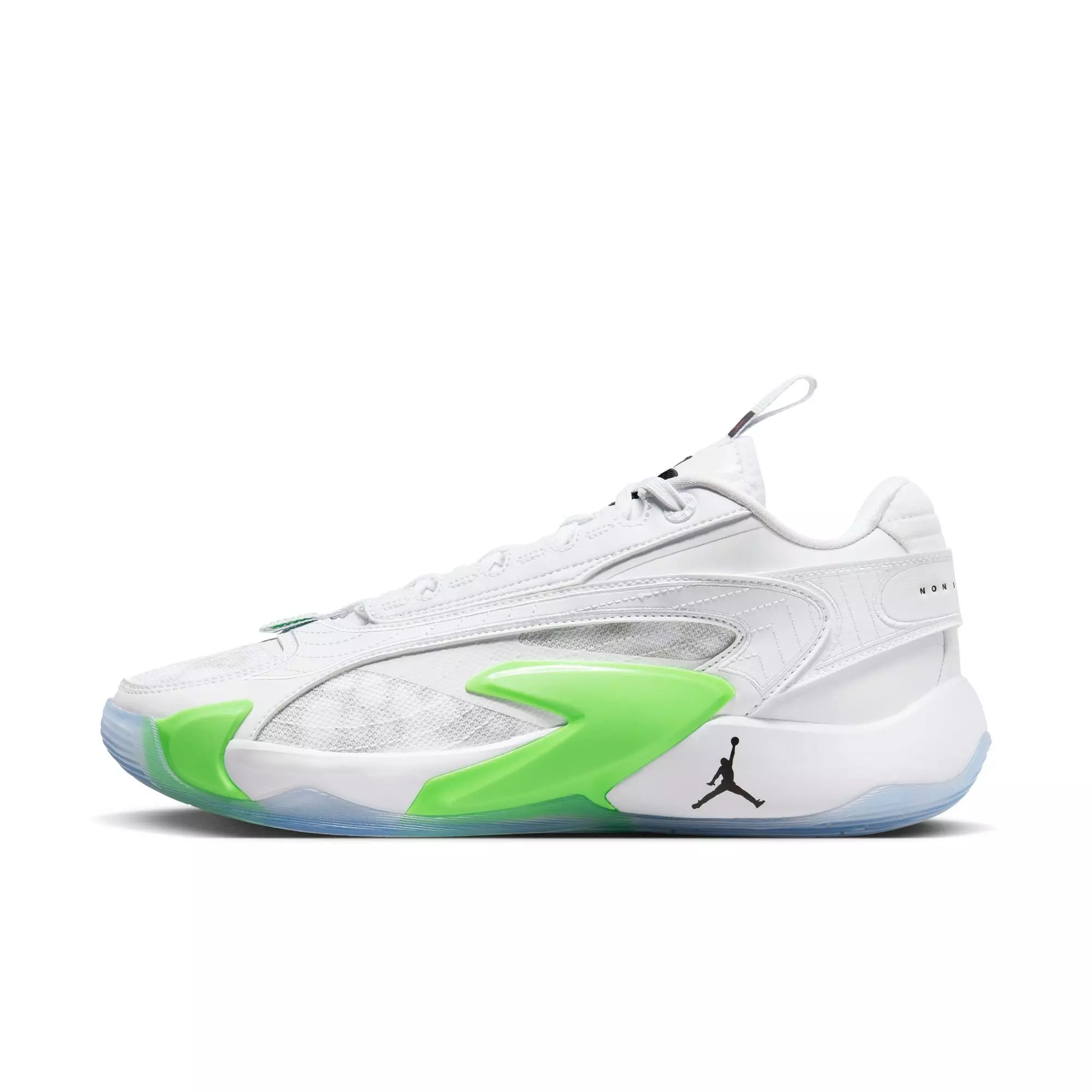 Jordan Luka 2 "Trick Shot" Men's Basketball Shoe - WHITE/BLACK/GREEN STRIKE