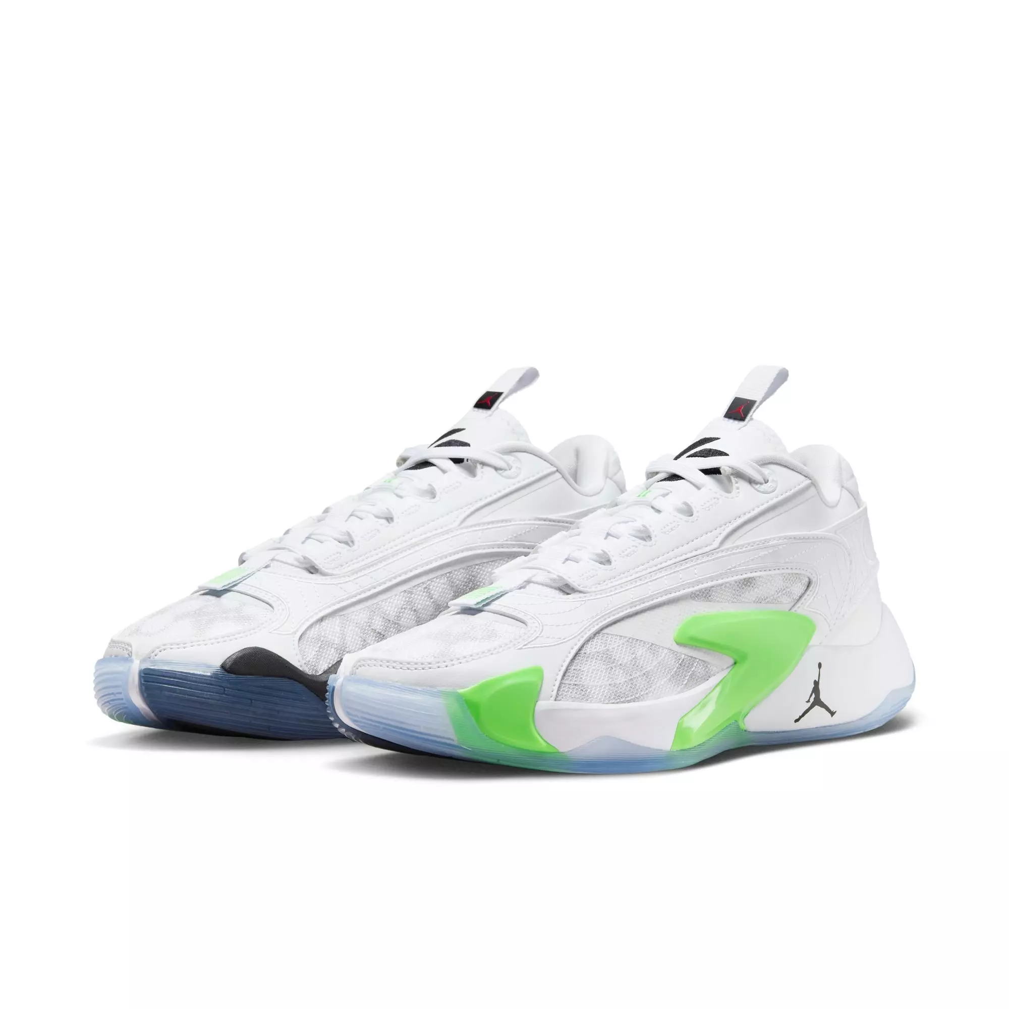 Jordan Luka 2 "Trick Shot" Men's Basketball Shoe - WHITE/BLACK/GREEN STRIKE