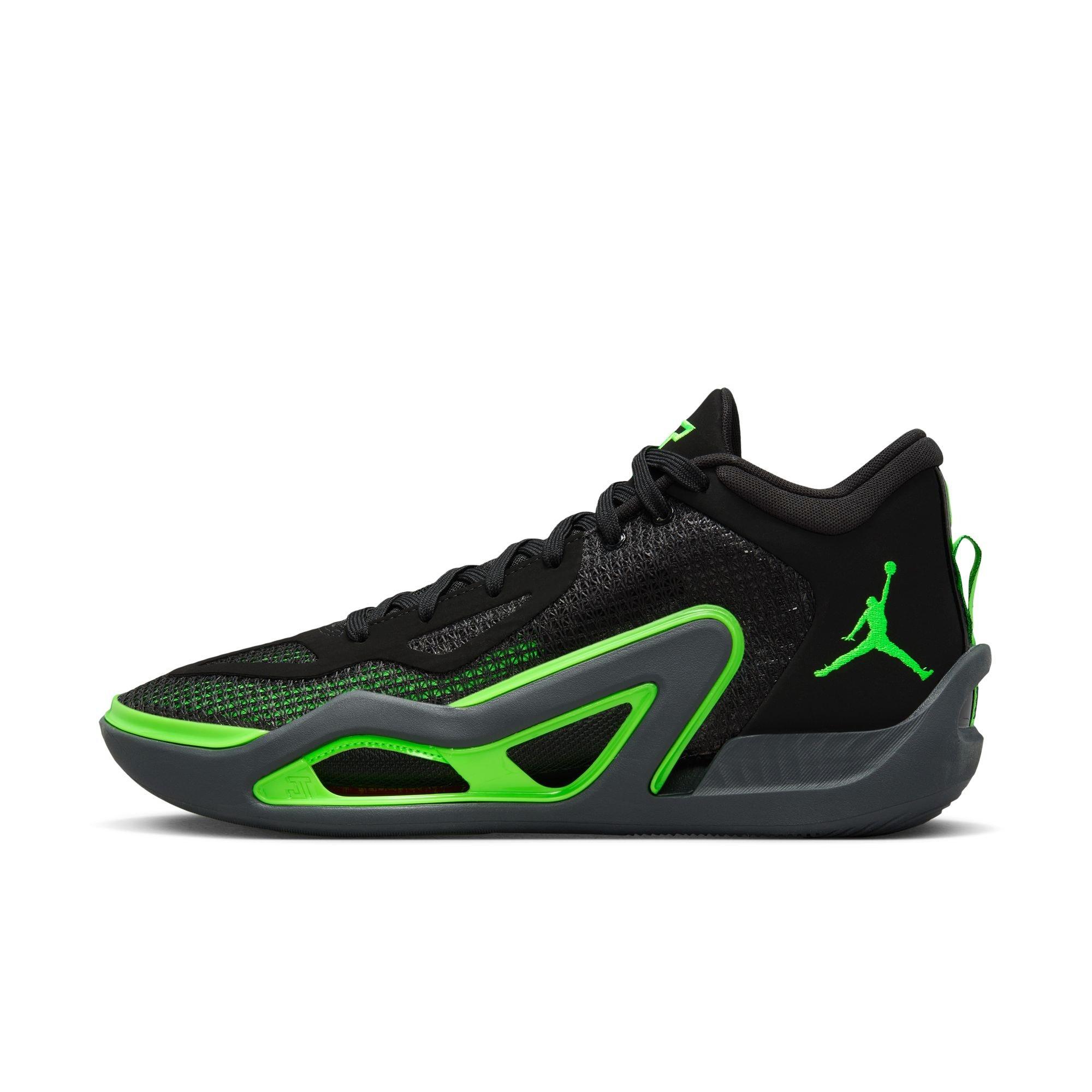 Jordan Tatum 1 "Black/Green Strike/Anthracite" Men's Basketball Shoe - BLACK/GREEN STRIKE/ANTHRACITE Thumbnail View 6