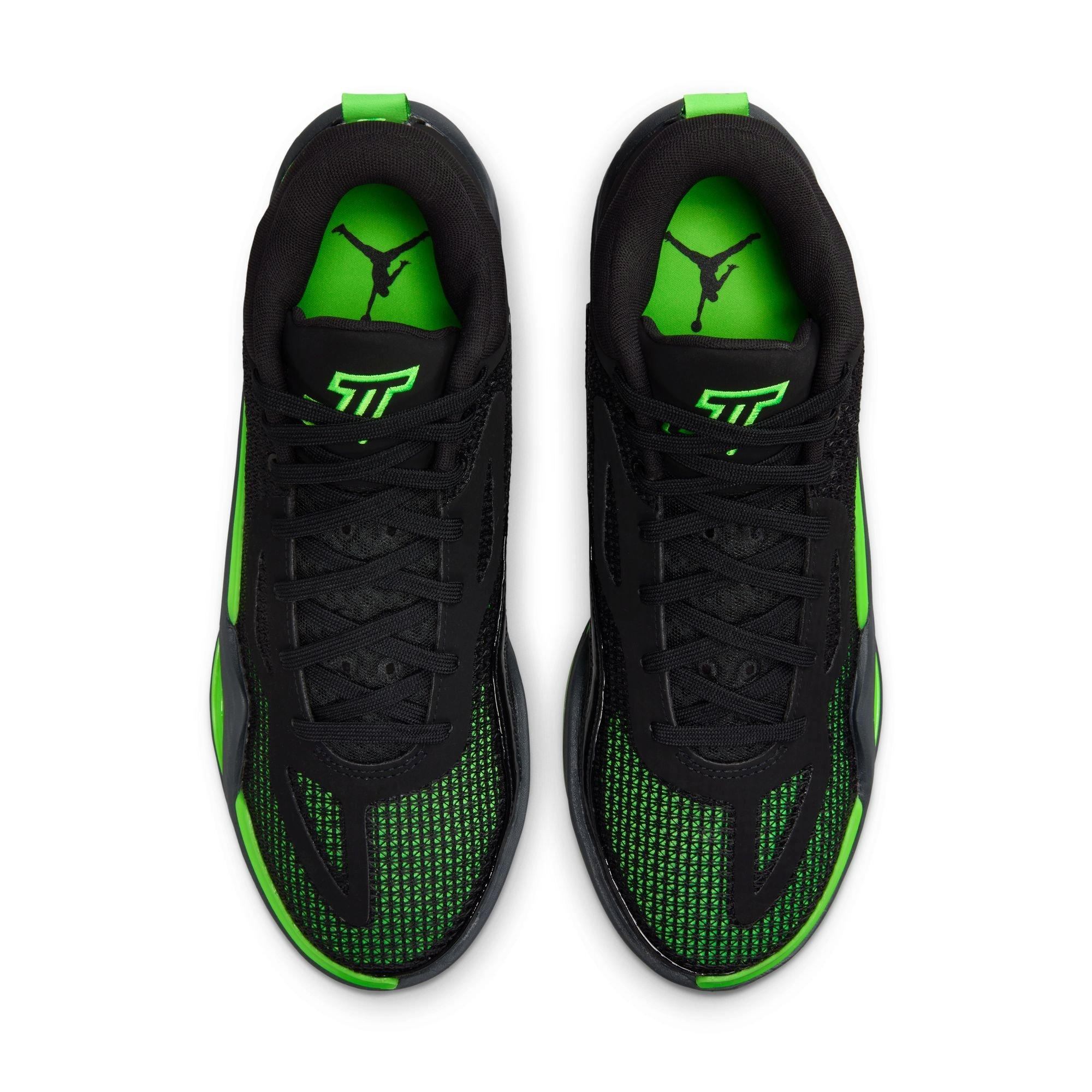 Jordan Tatum 1 "Black/Green Strike/Anthracite" Men's Basketball Shoe - BLACK/GREEN STRIKE/ANTHRACITE Thumbnail View 9
