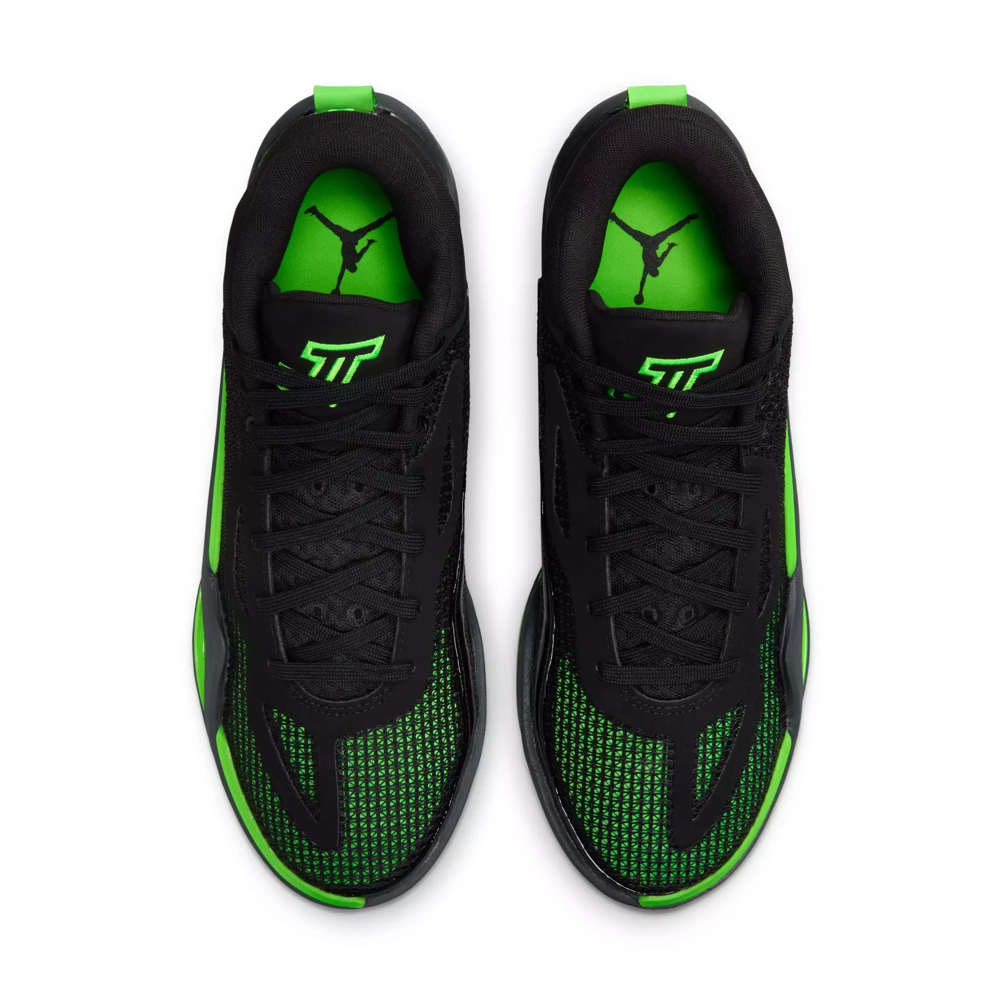 Jordan Tatum 1 "Black/Green Strike/Anthracite" Men's Basketball Shoe - BLACK/GREEN STRIKE/ANTHRACITE