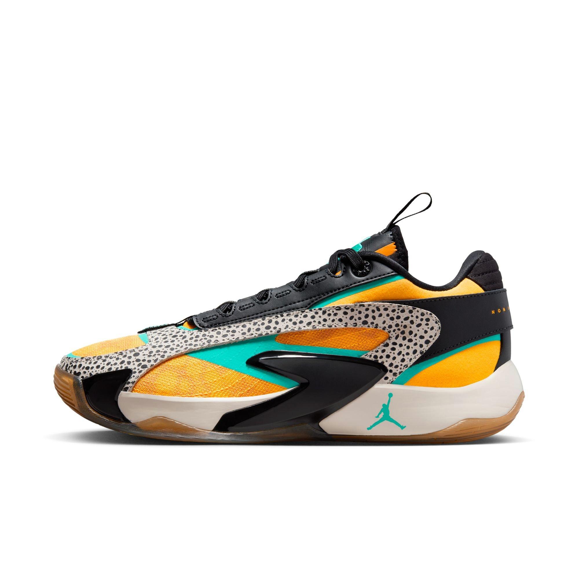 Jordan Luka 2 "Safari" Men's Basketball Shoe - LASER ORANGE/HYPER JADE/BLACK Thumbnail View 6